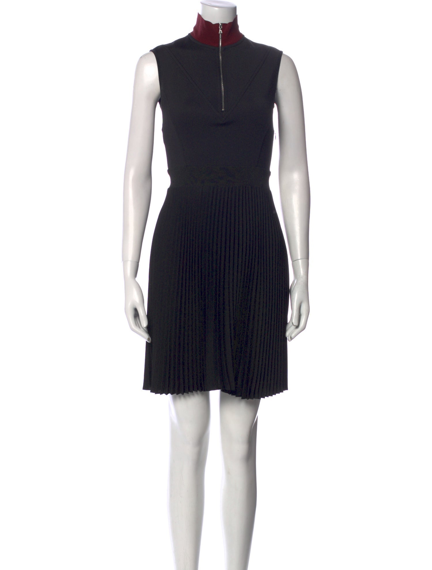 Sandro Mock Neck Mini Dress