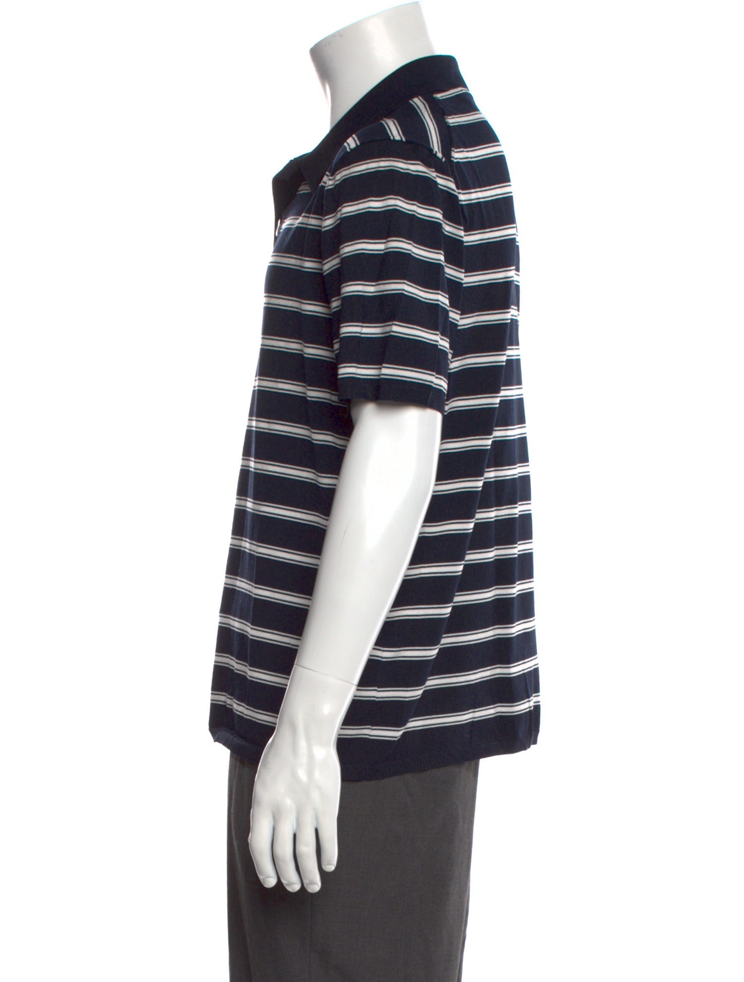 Sandro Striped Short Sleeve Shirt