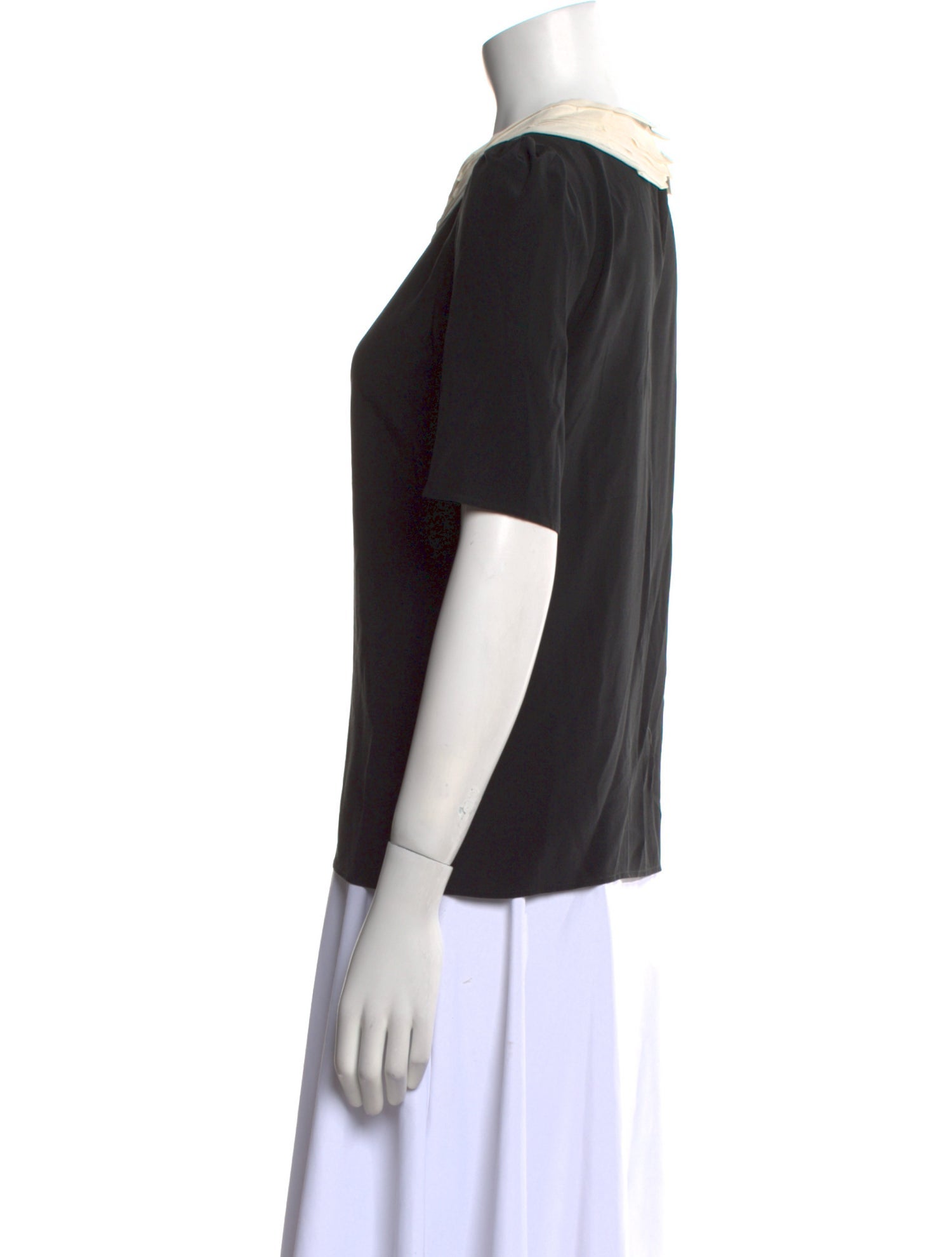 Sandro Silk Short Sleeve Polo