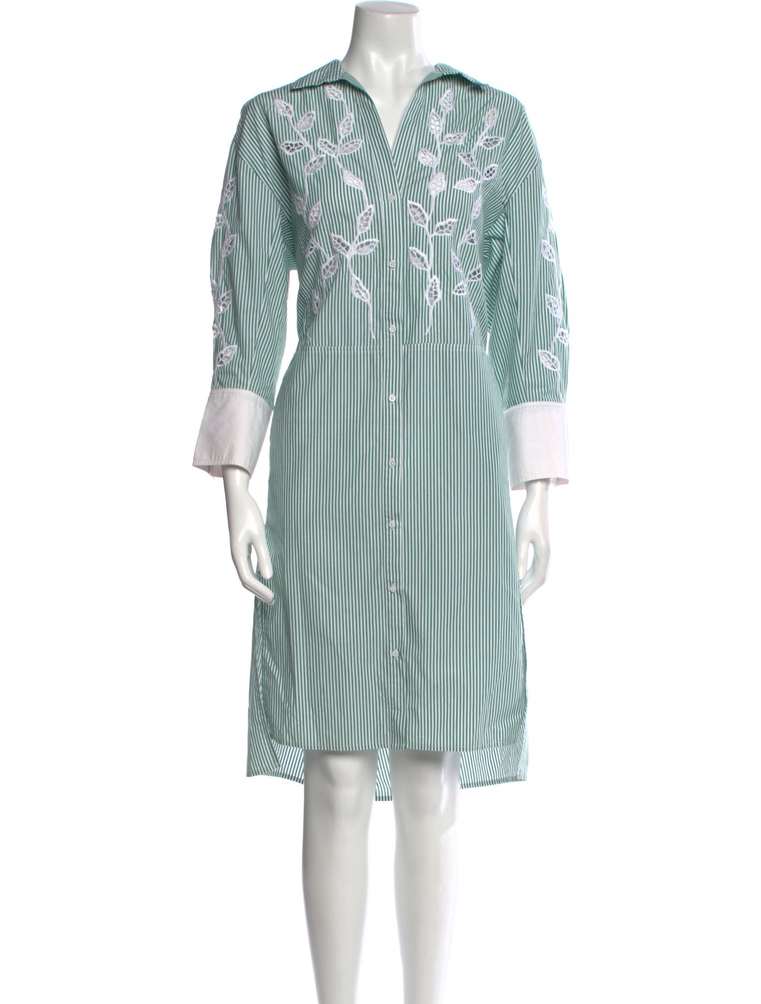 Sandro Striped Knee-Length Dress