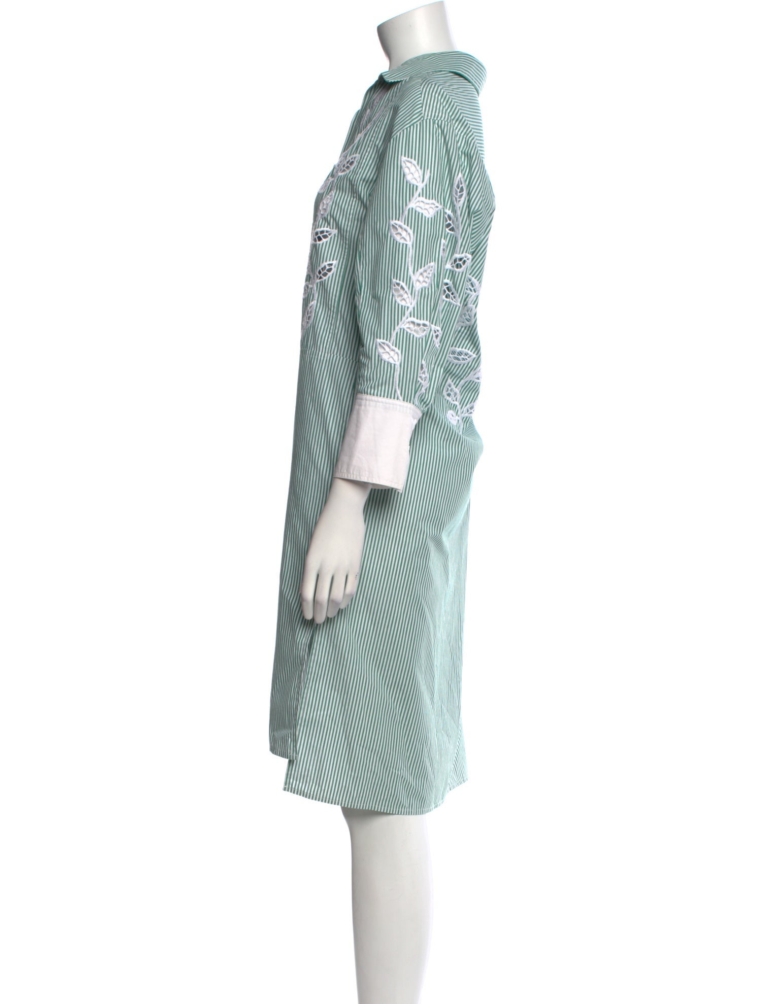 Sandro Striped Knee-Length Dress