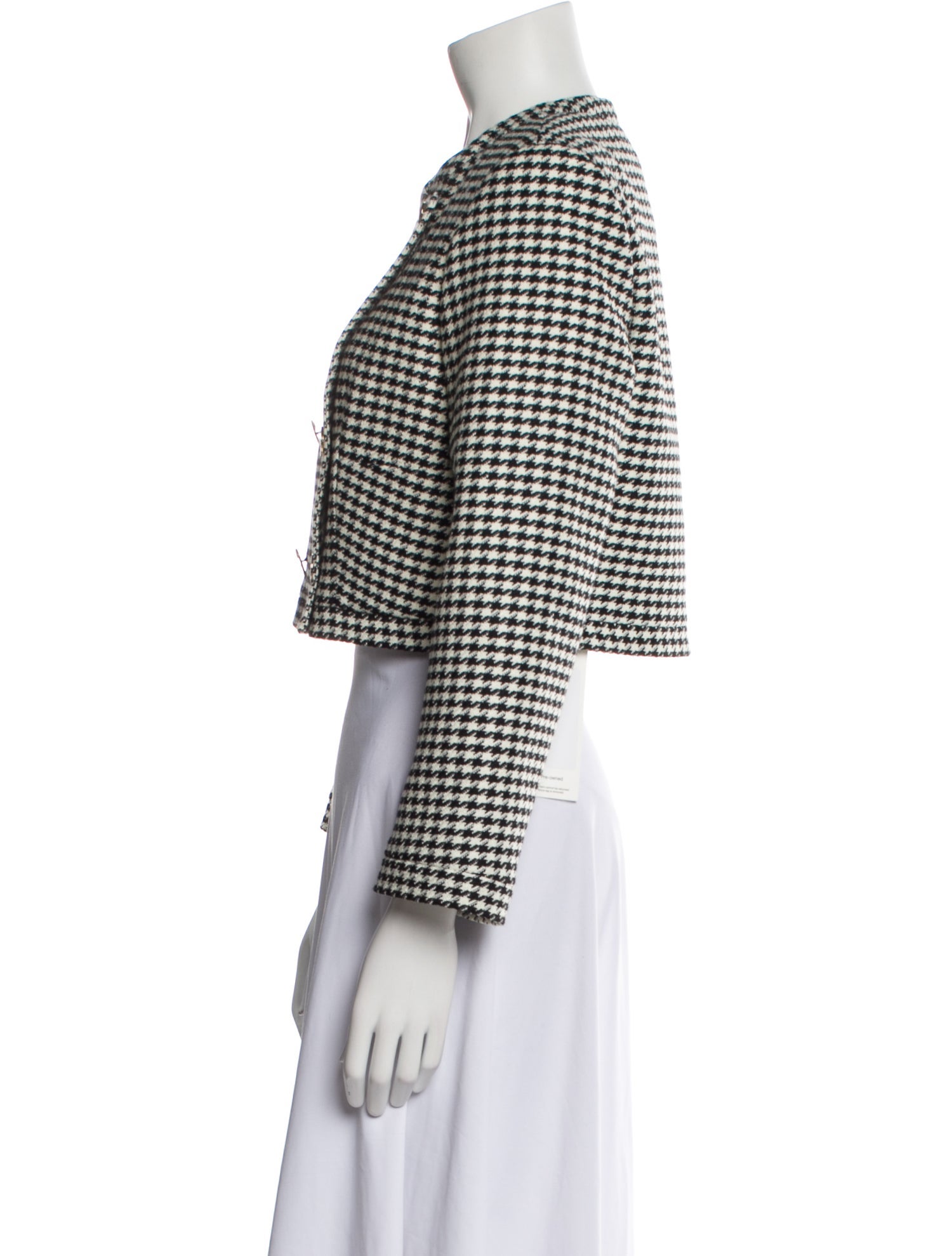 Sandro Houndstooth Print Jacket