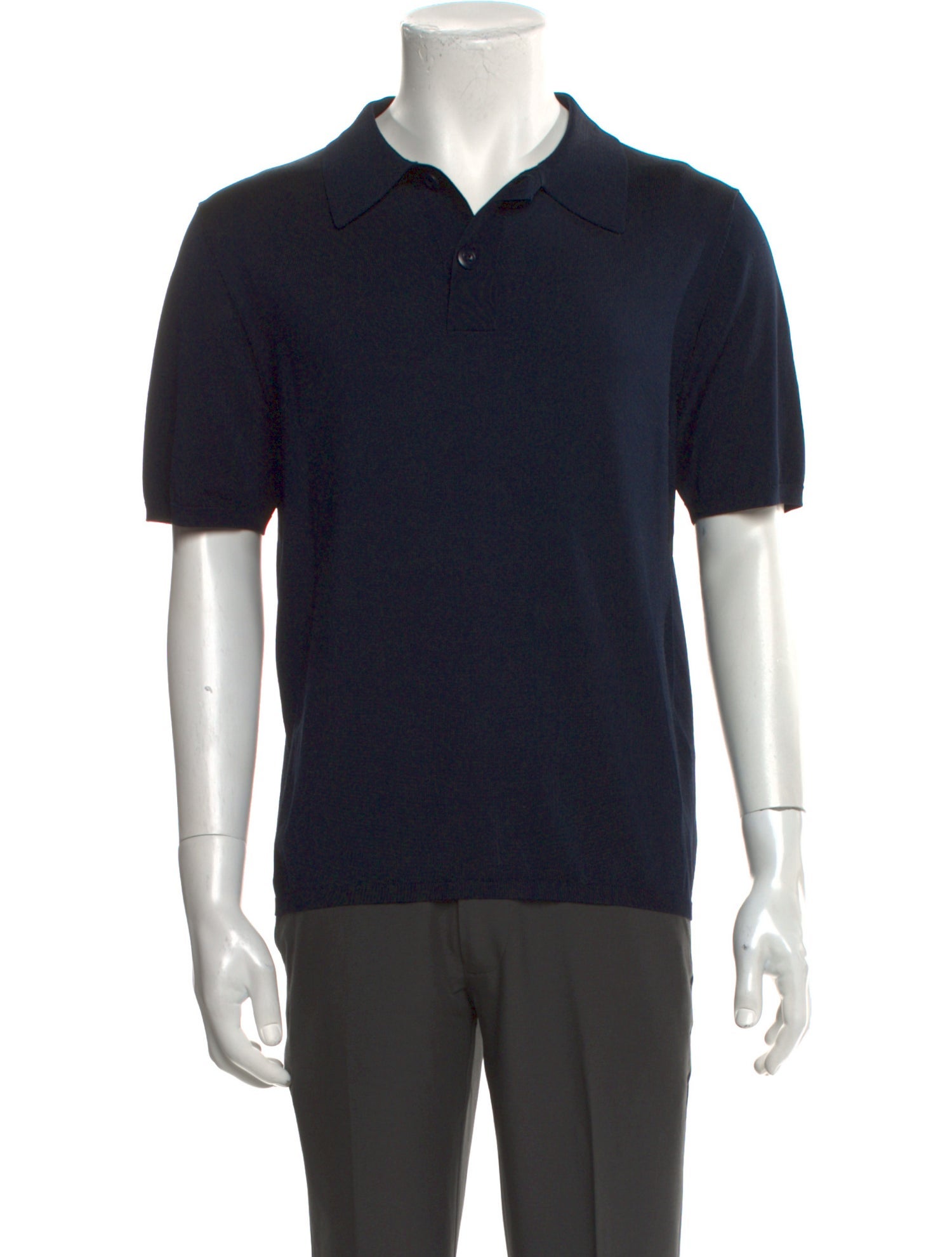 Sandro Crew Neck Short Sleeve Polo Shirt