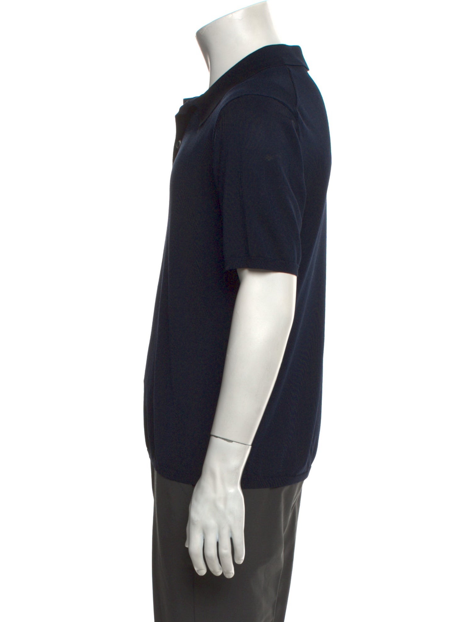 Sandro Crew Neck Short Sleeve Polo Shirt