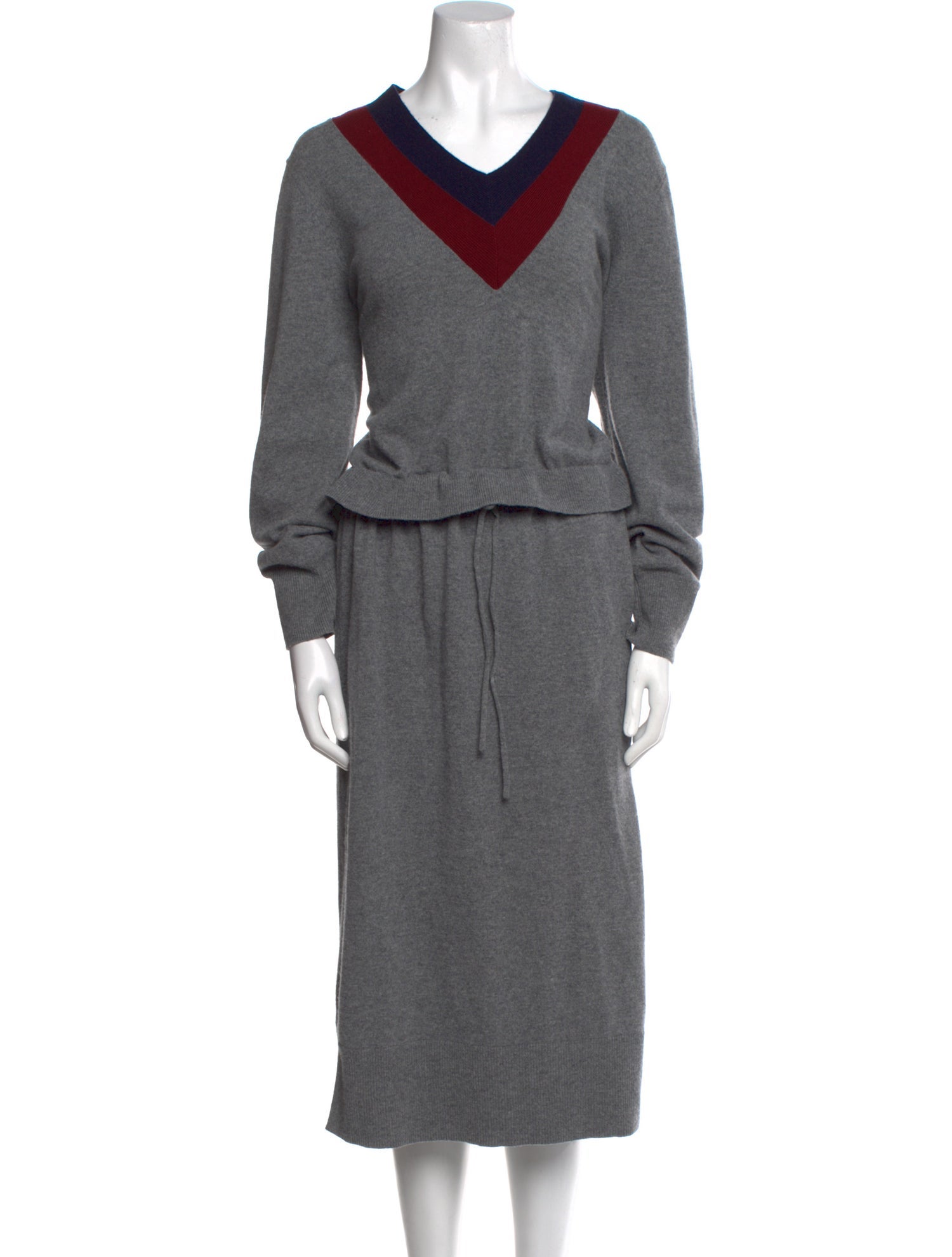 Sandro Wool Long Dress