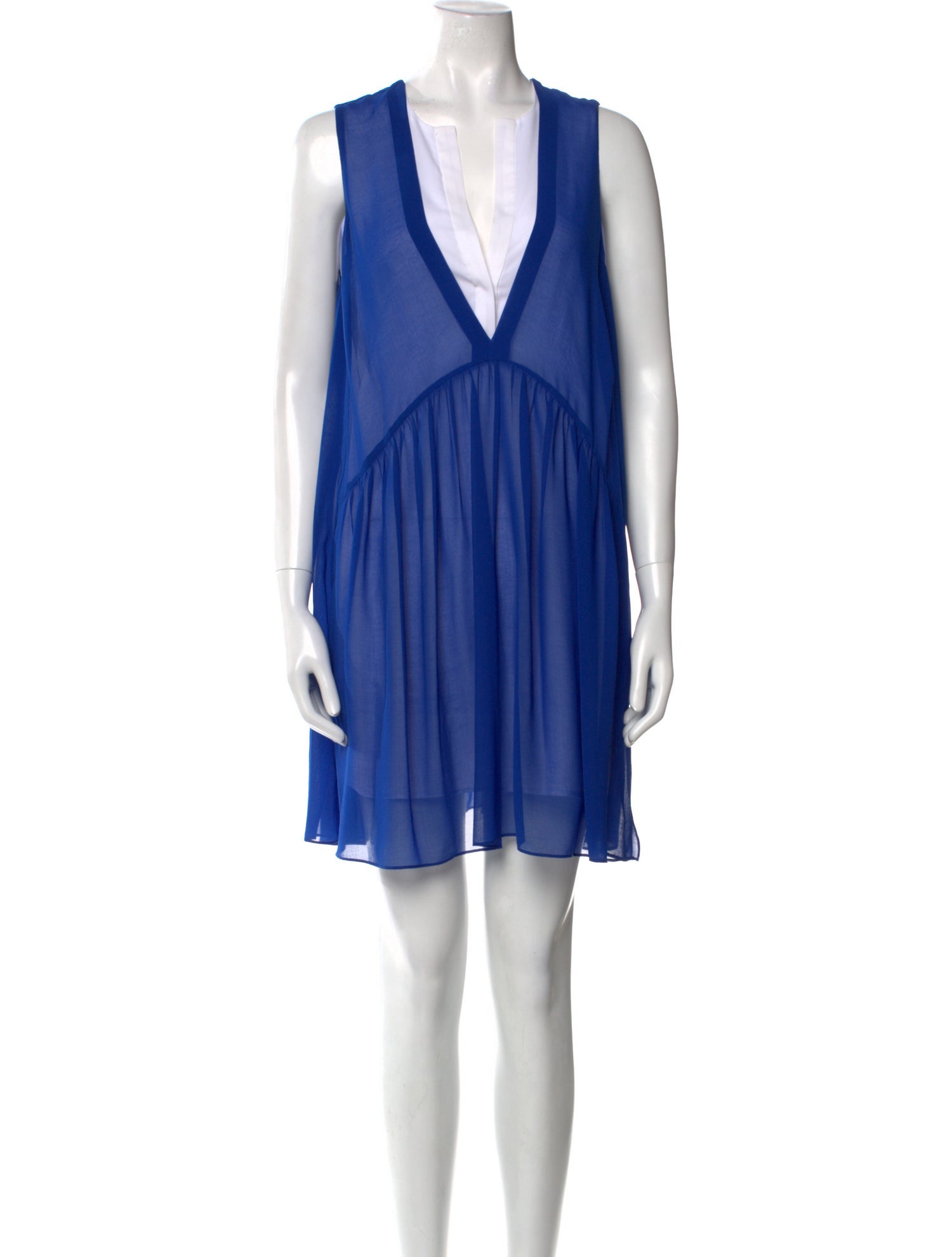 Sandro V-Neck Mini Dress