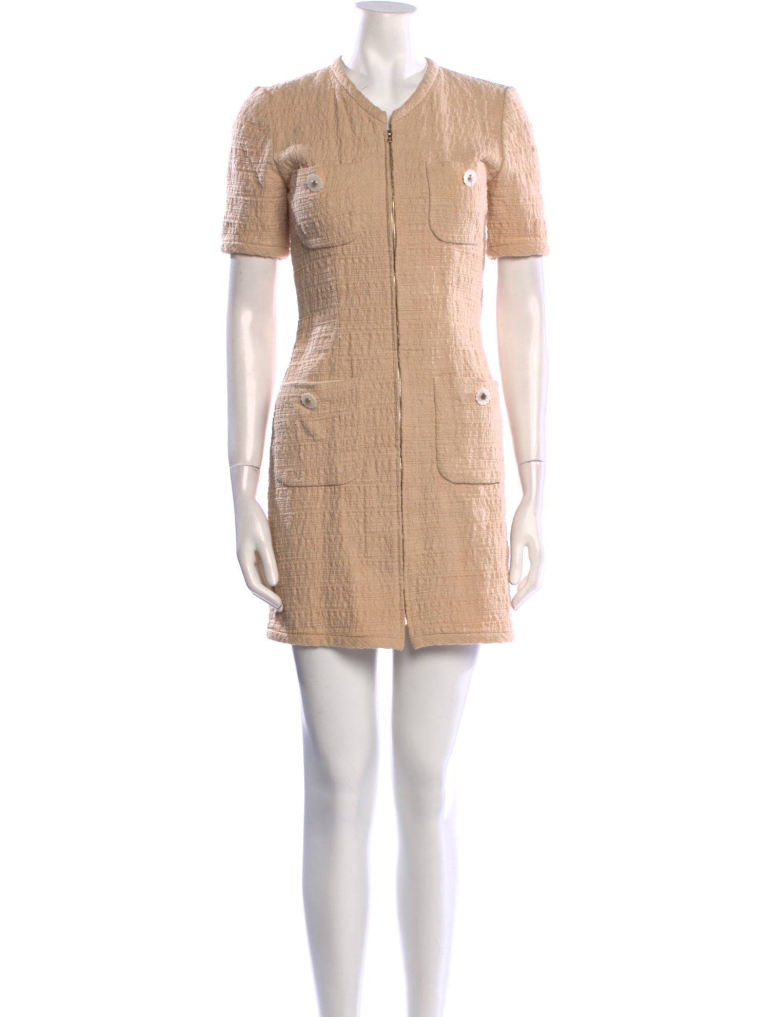 Sandro Crew Neck Mini Dress