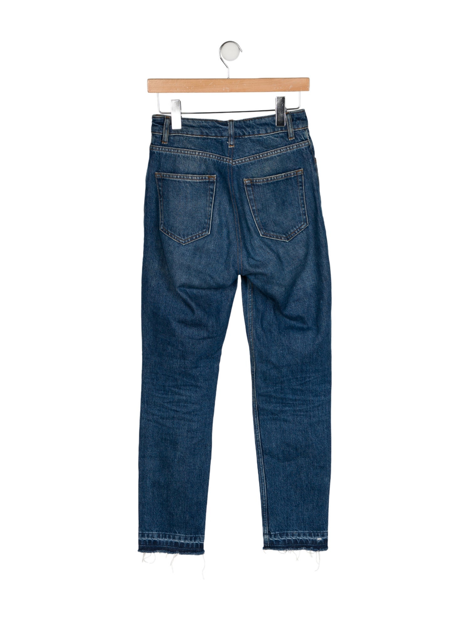 Sandro High-Rise Straight Leg Jeans