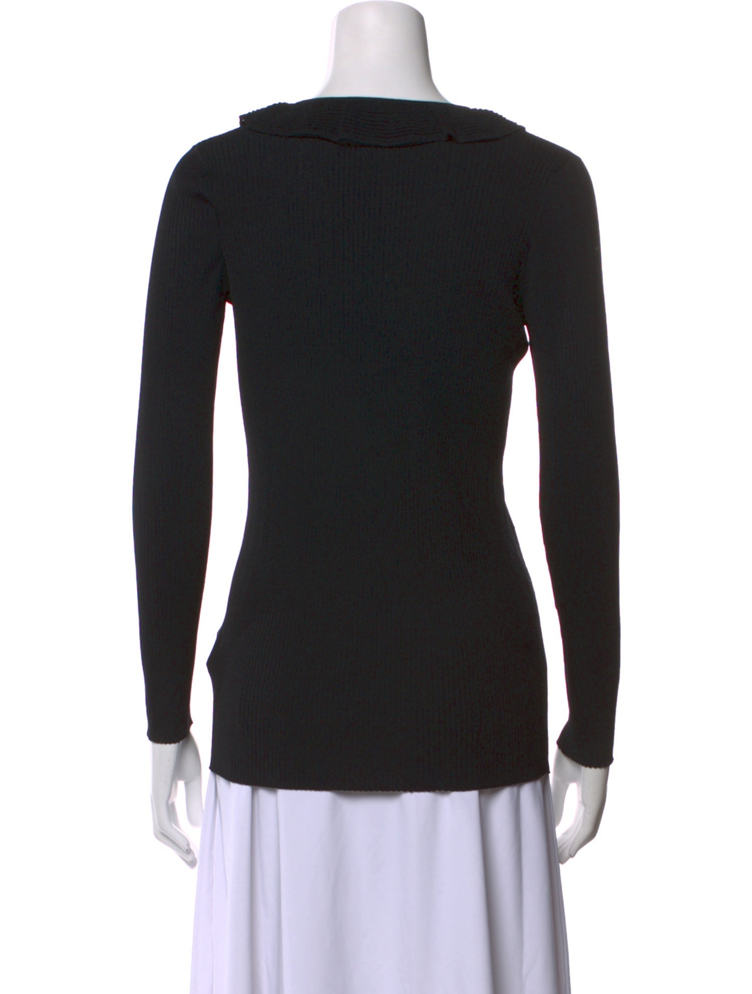 V-Neck Long Sleeve Top