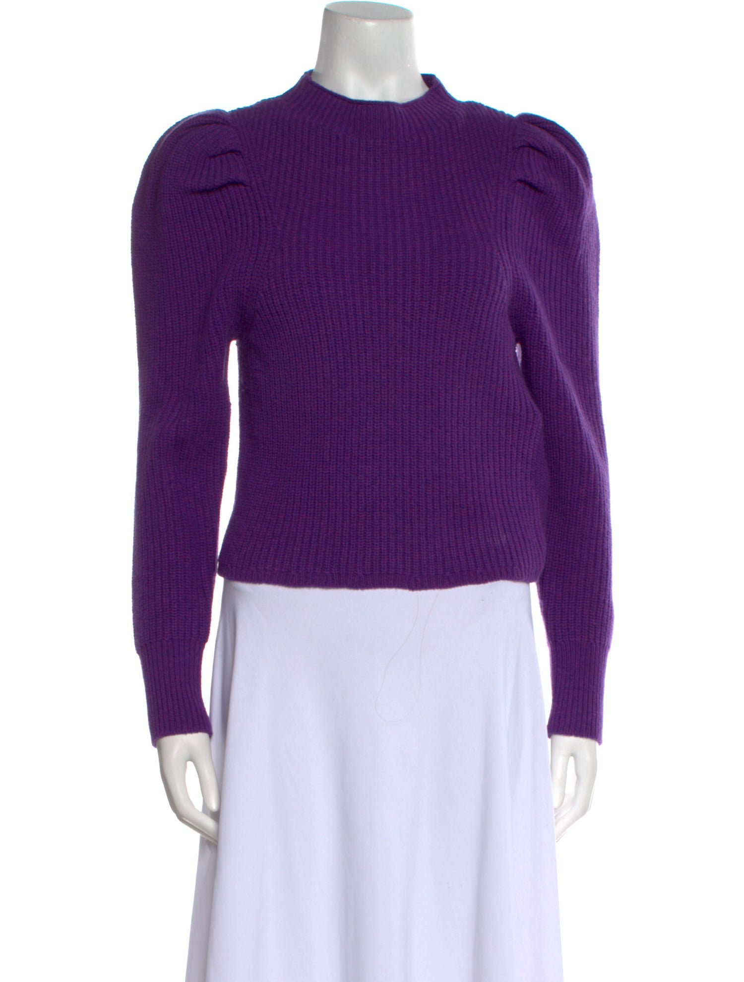Sandro Wool Mock Neck Sweater