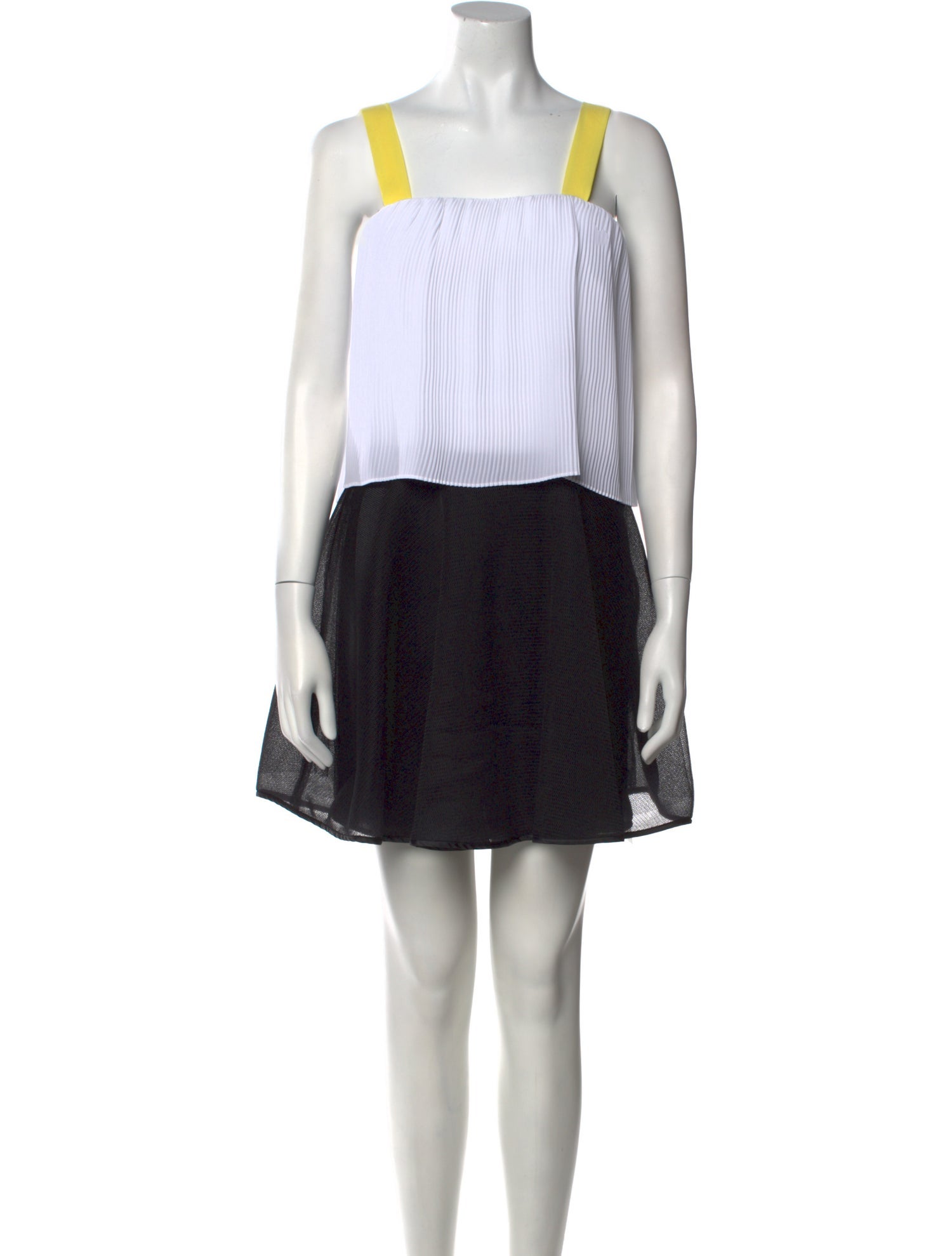 Sandro Colorblock Pattern Mini Dress