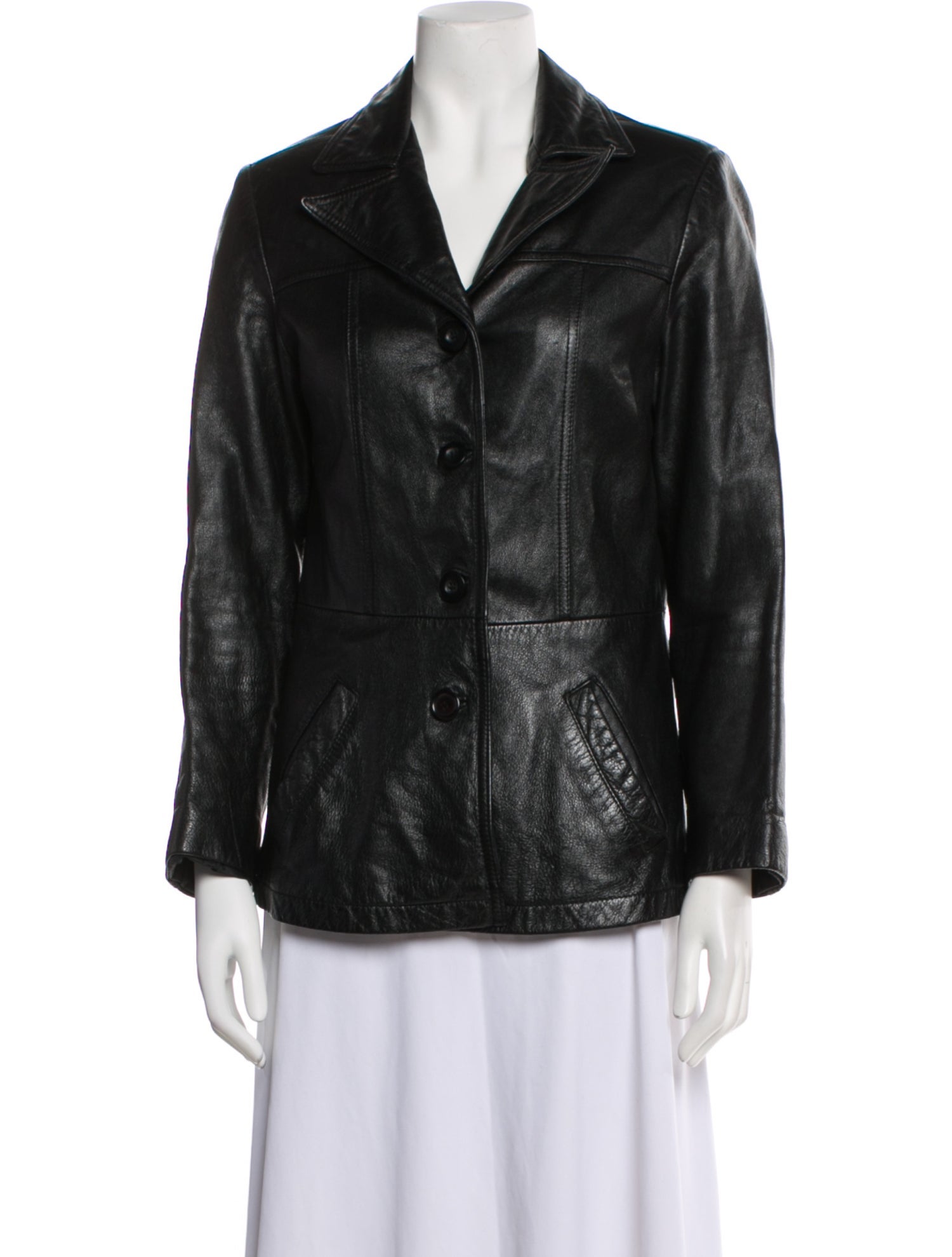 Sandro Leather Coat