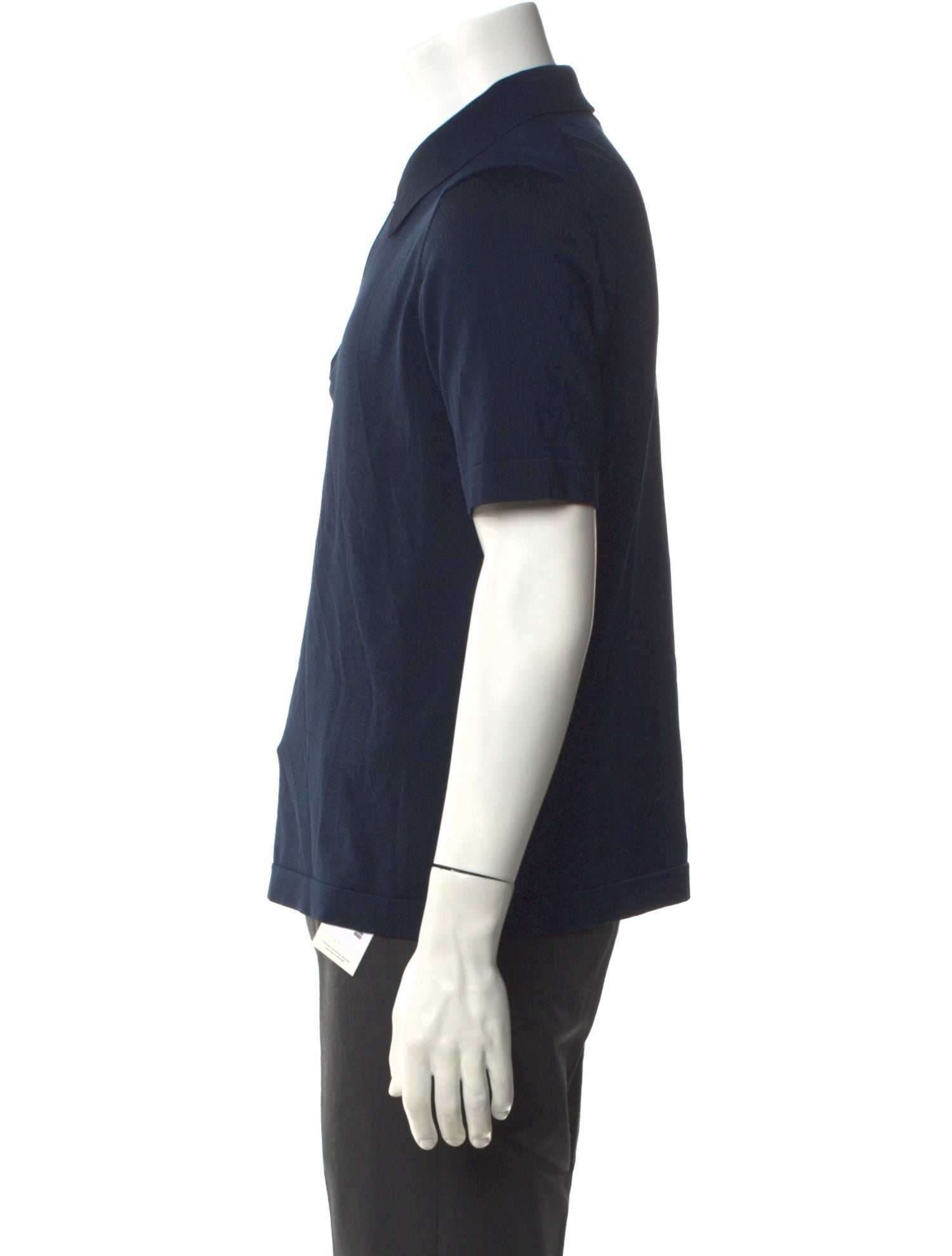 Sandro Collar Short Sleeve Polo Shirt