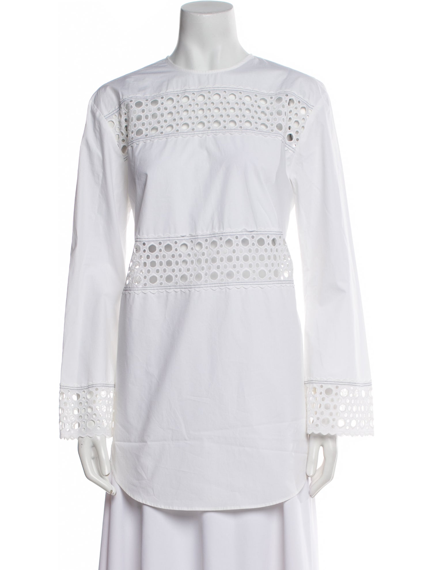 Sandro Crew Neck Long Sleeve Tunic