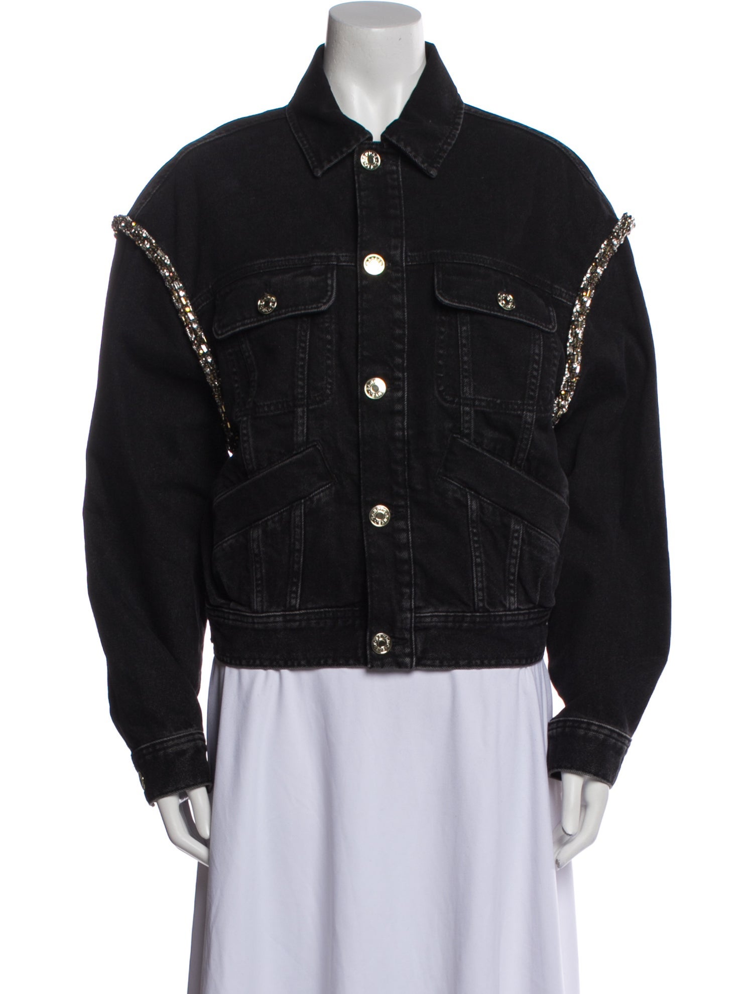 Sandro Wool Denim Jacket