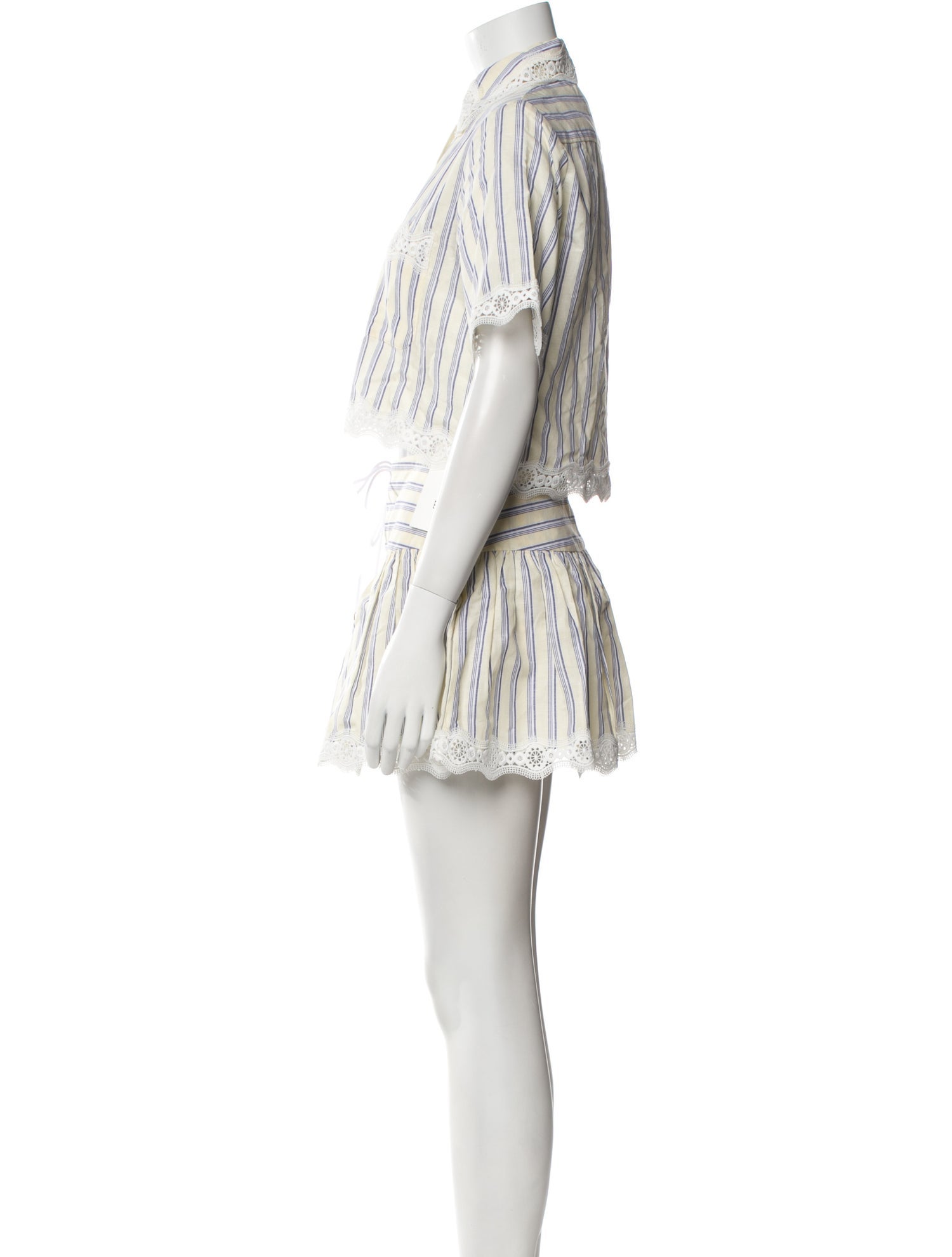 Sandro Striped Skirt Suit w/ Tags