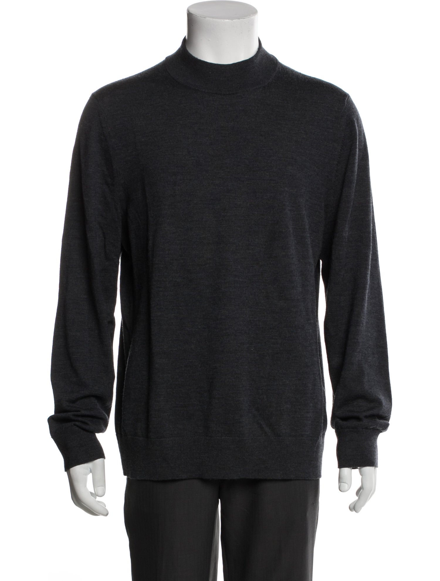 Sandro Wool Mock Neck Pullover