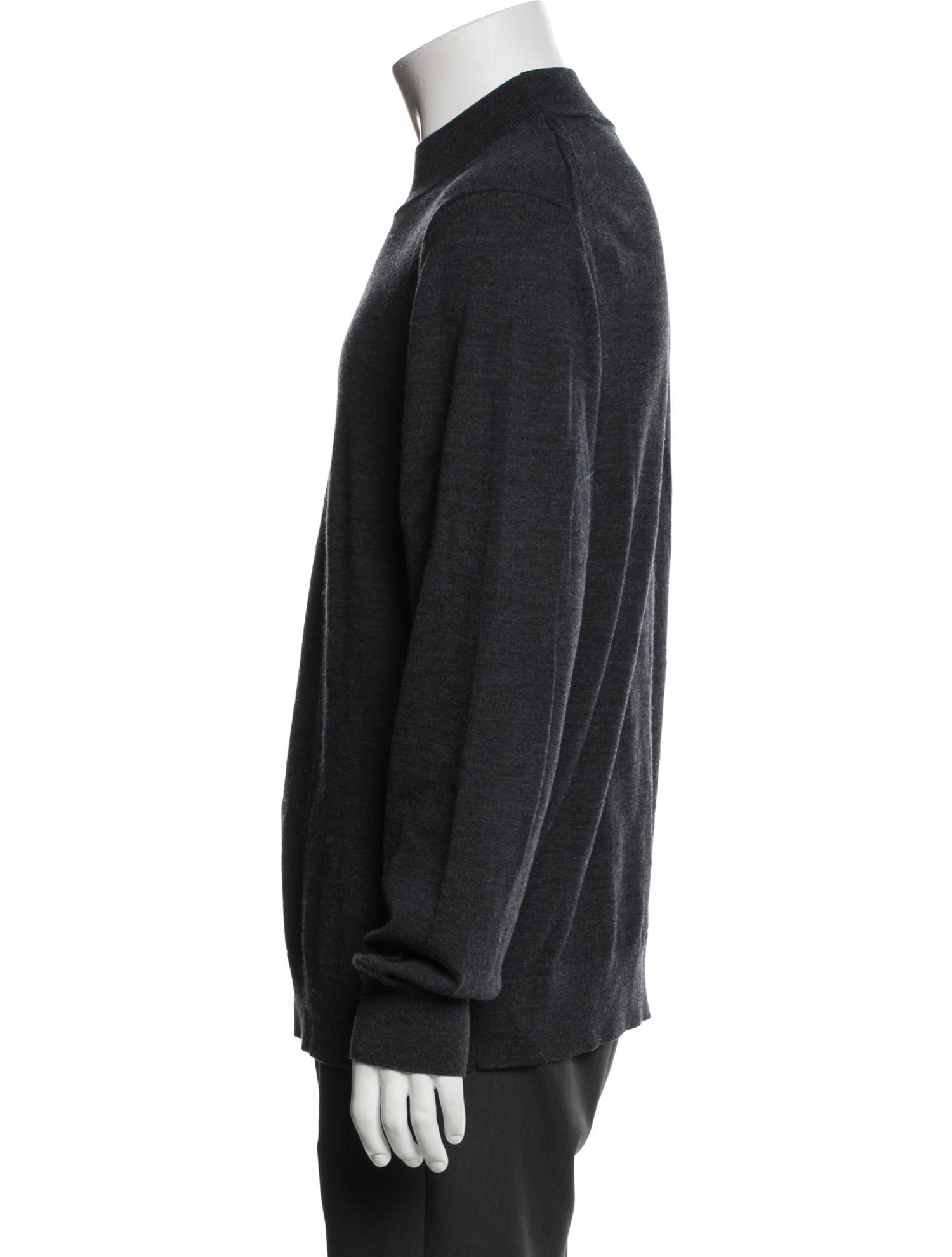 Sandro Wool Mock Neck Pullover