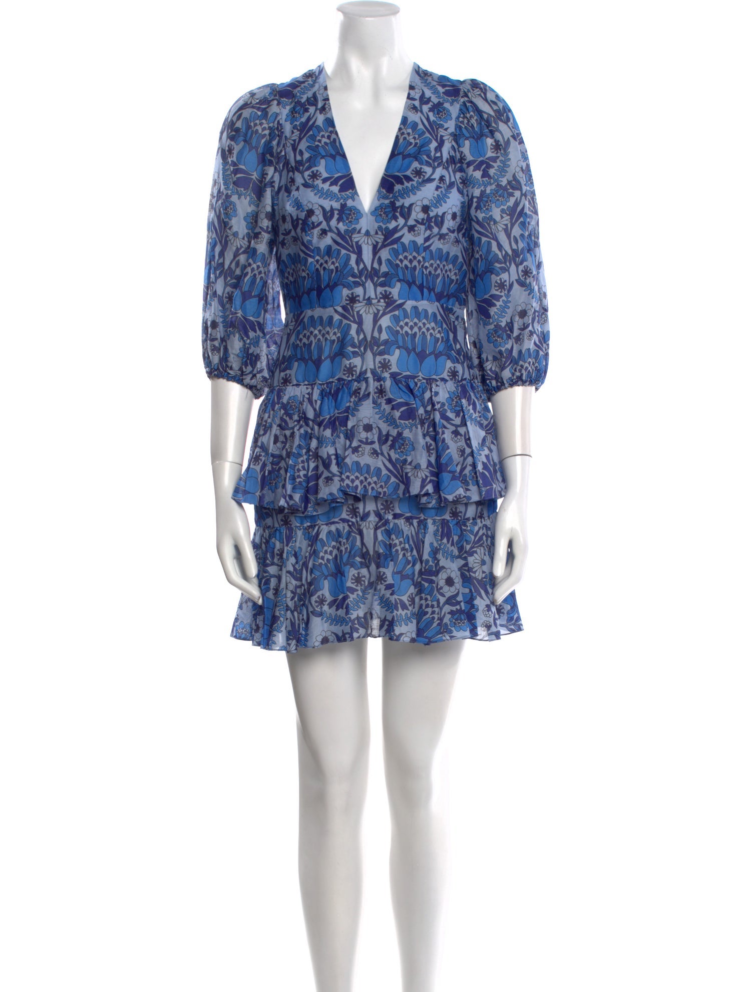Sandro Printed Mini Dress