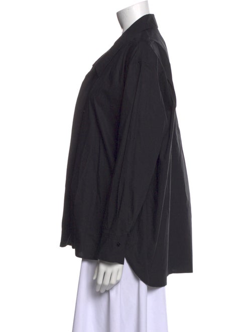 Sandro Long Sleeve Button-Up Top