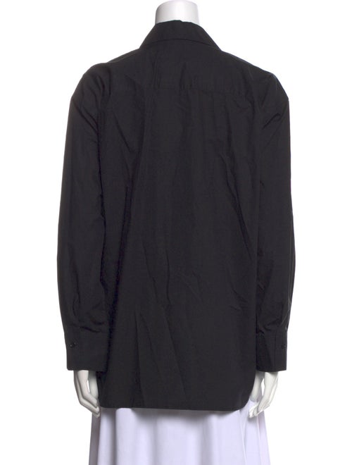 Sandro Long Sleeve Button-Up Top