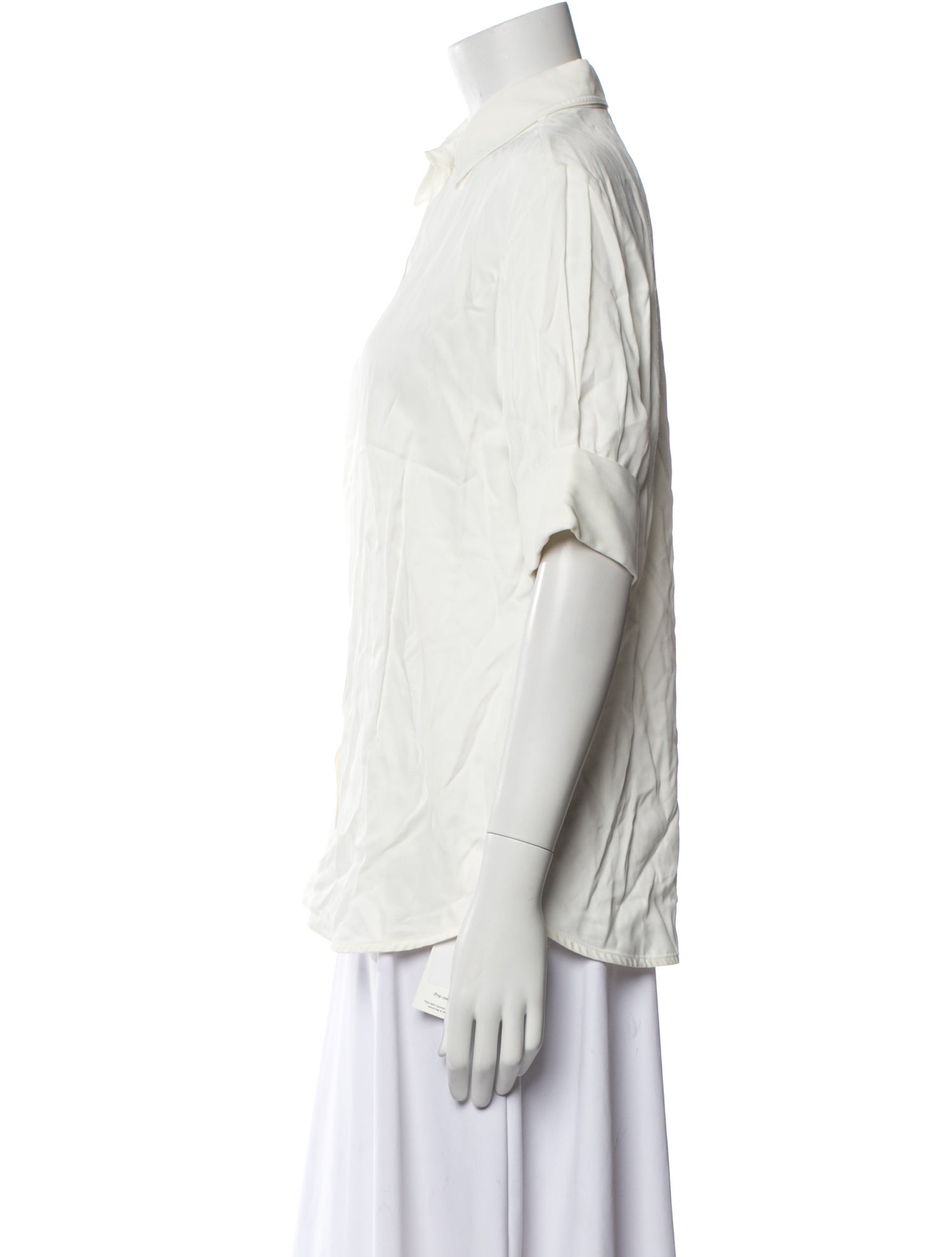 Sandro Short Sleeve Button-Up Top