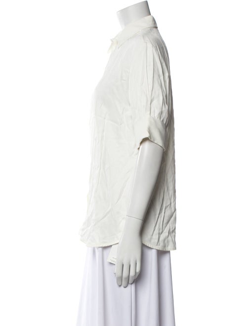 Sandro Short Sleeve Button-Up Top