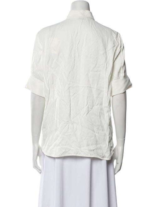 Sandro Short Sleeve Button-Up Top