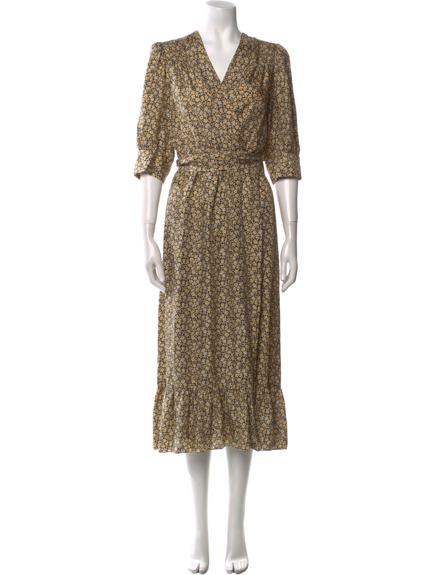 Sandro Silk Midi Length Dress