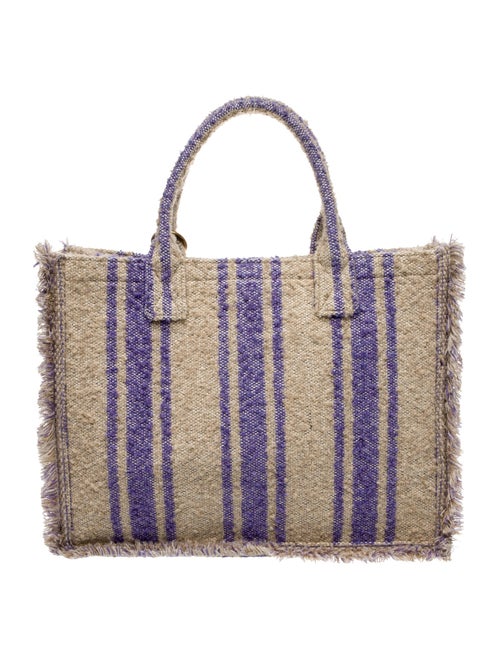 Sandro Canvas Top Handle Bag