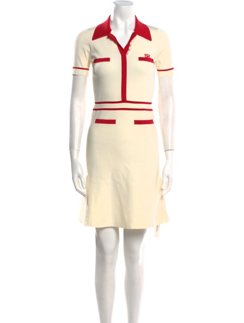 Sandro Printed Mini Dress