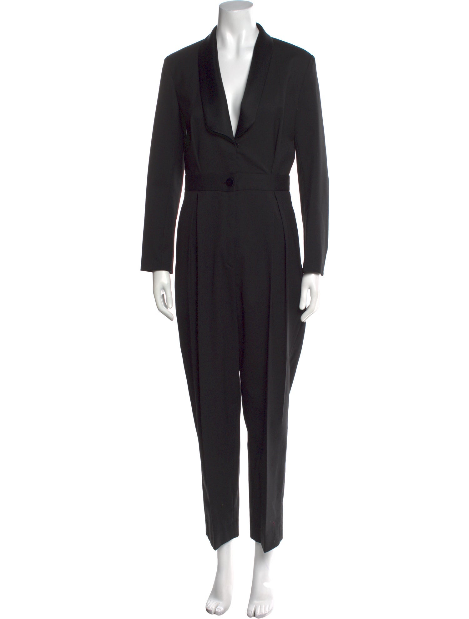Sandro V-Neck Jumpsuit