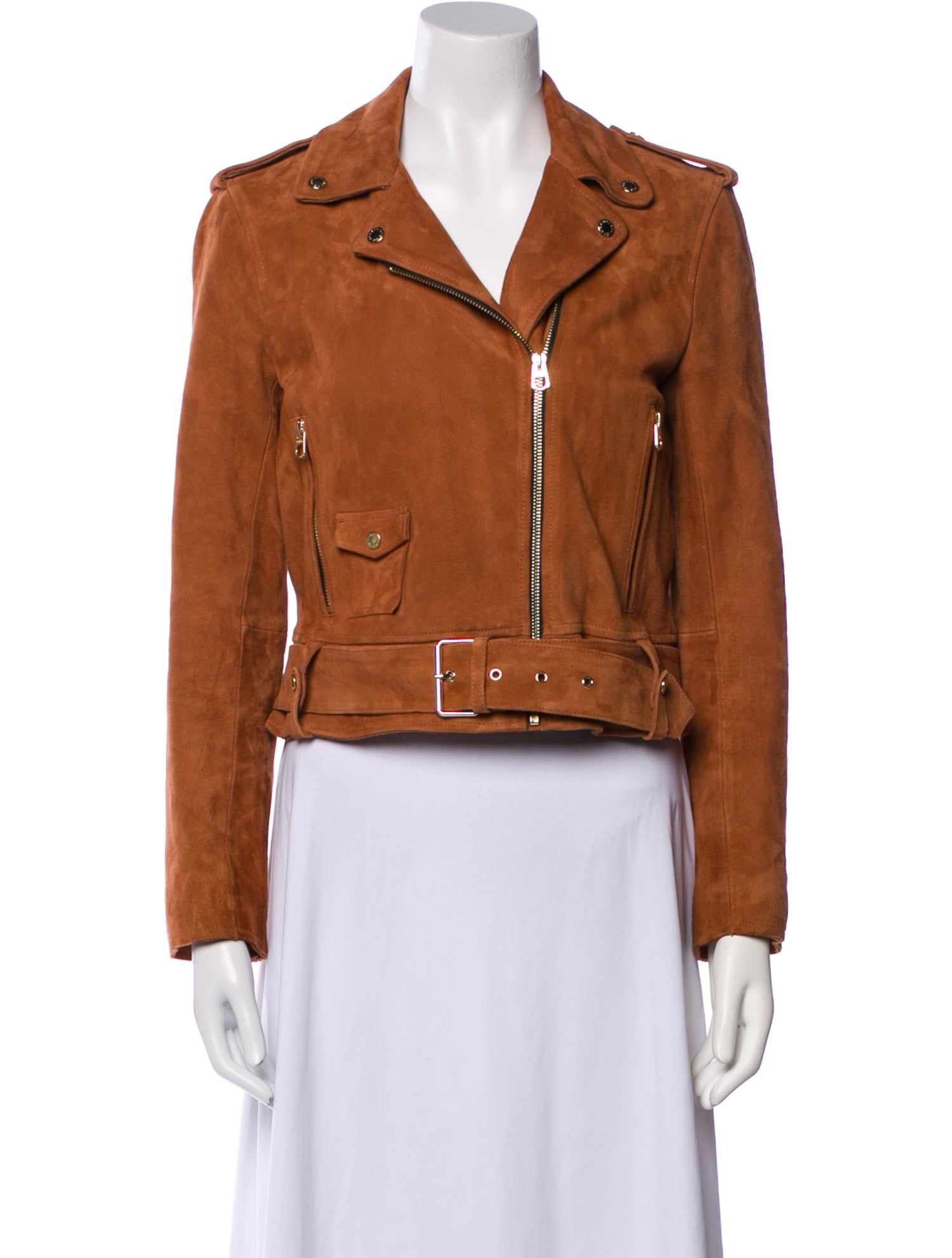 Sandro Leather Biker Jacket
