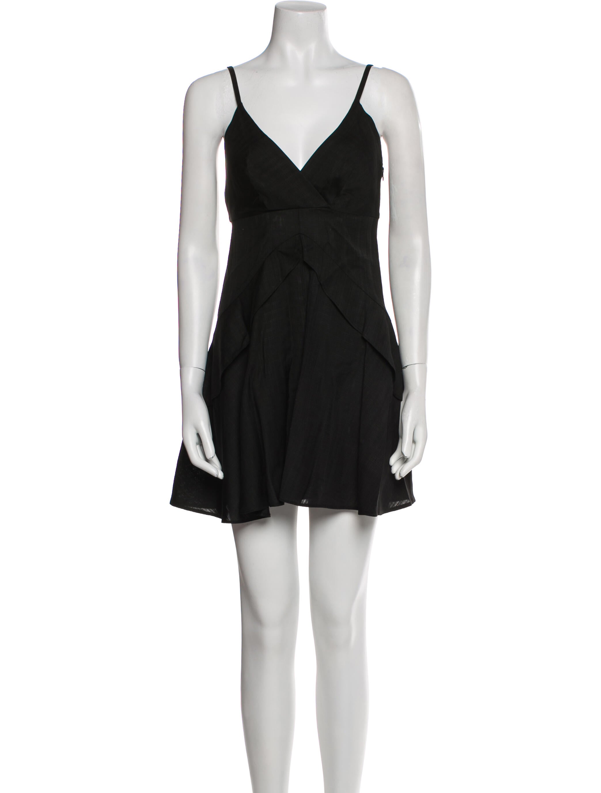 Sandro V-Neck Mini Dress