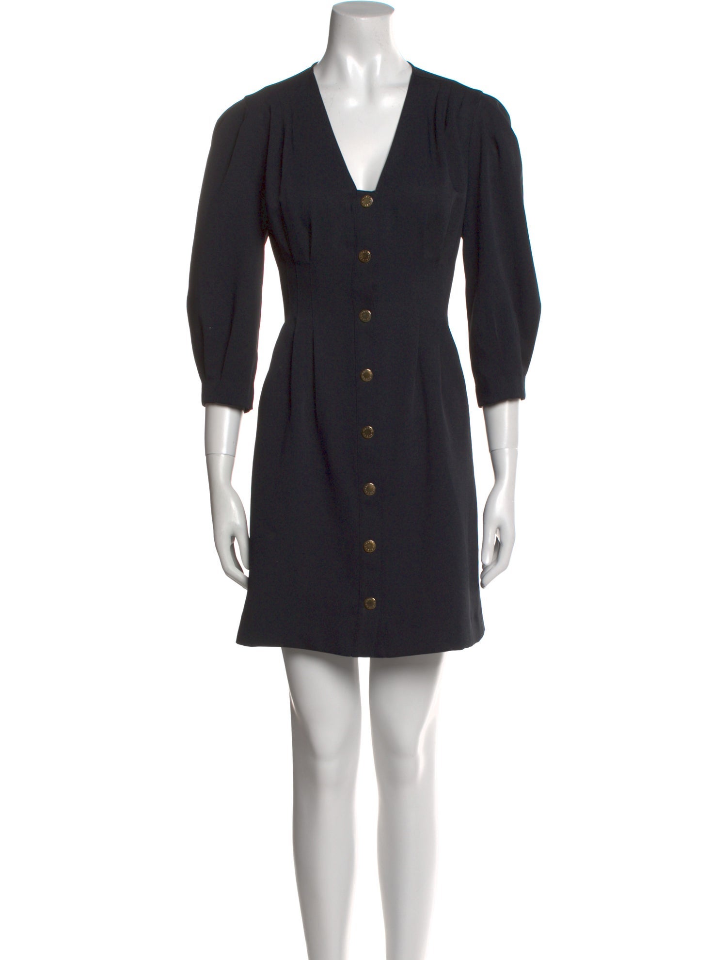 Sandro V-Neck Mini Dress