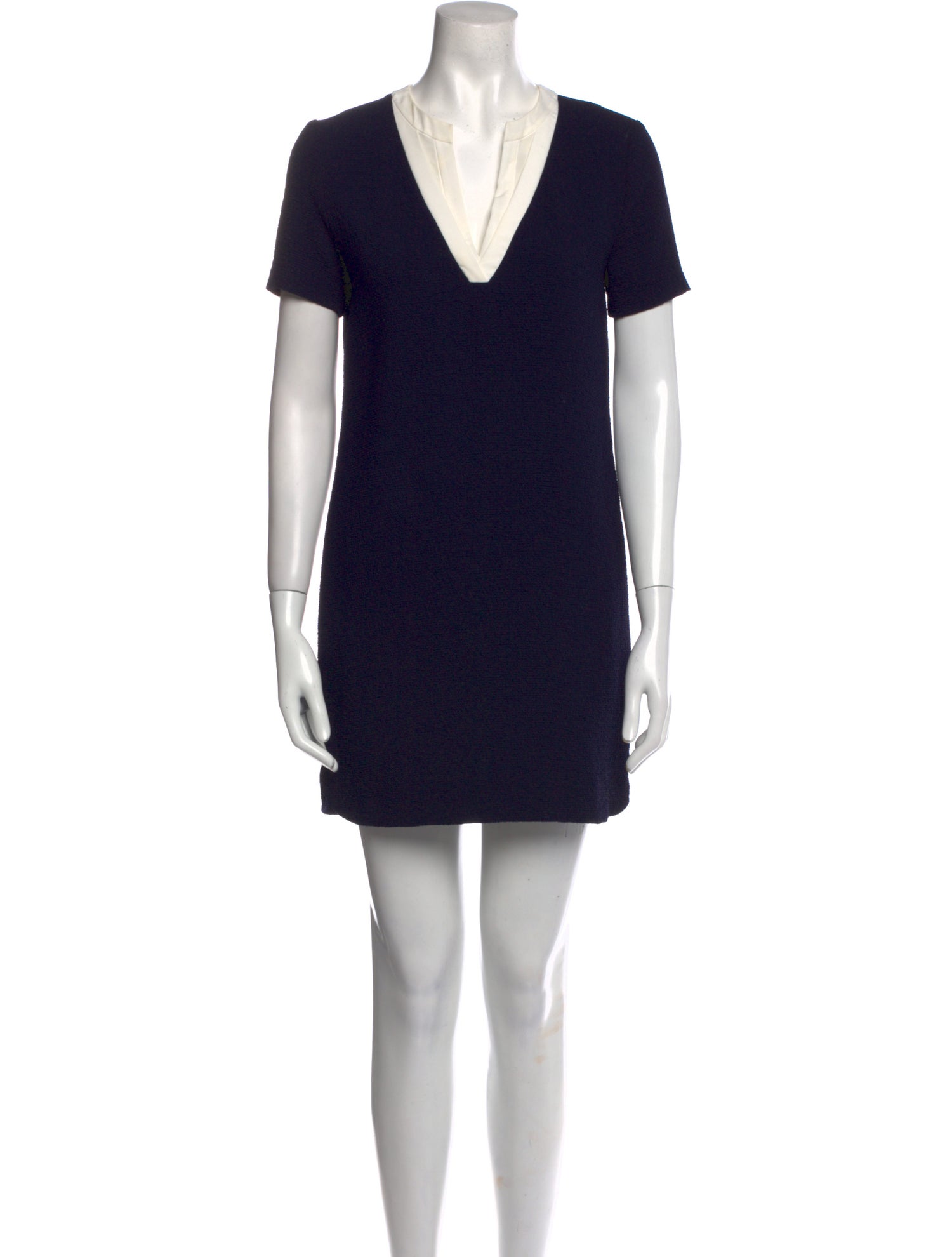 Sandro V-Neck Mini Dress