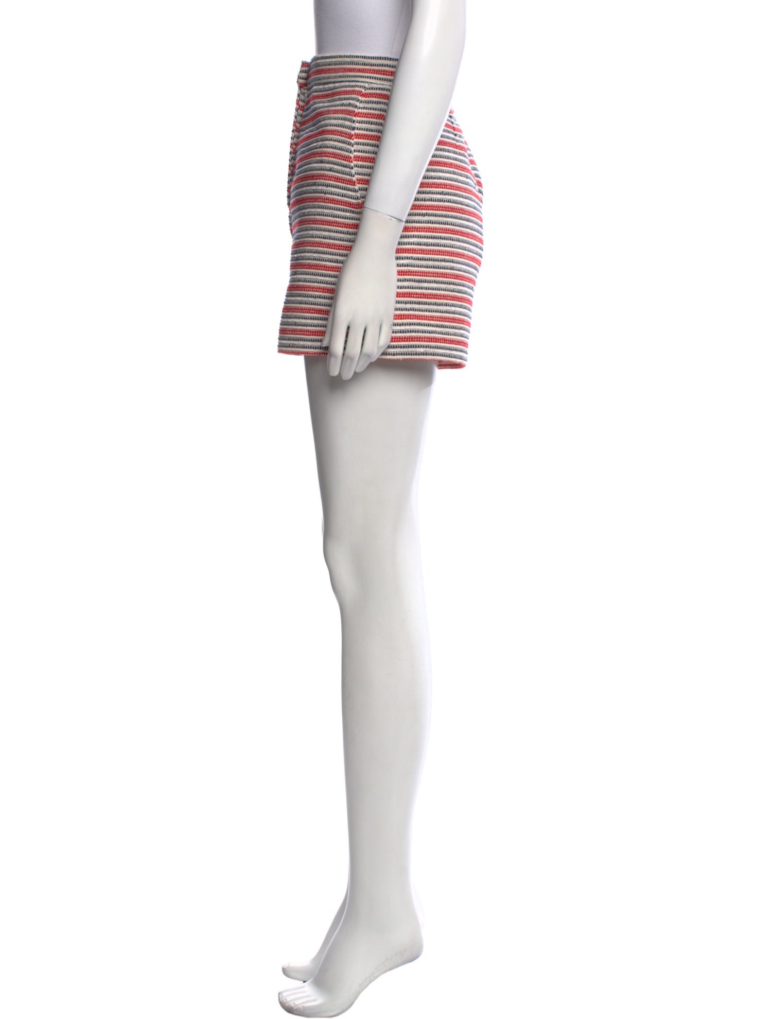 Sandro Striped Mini Shorts