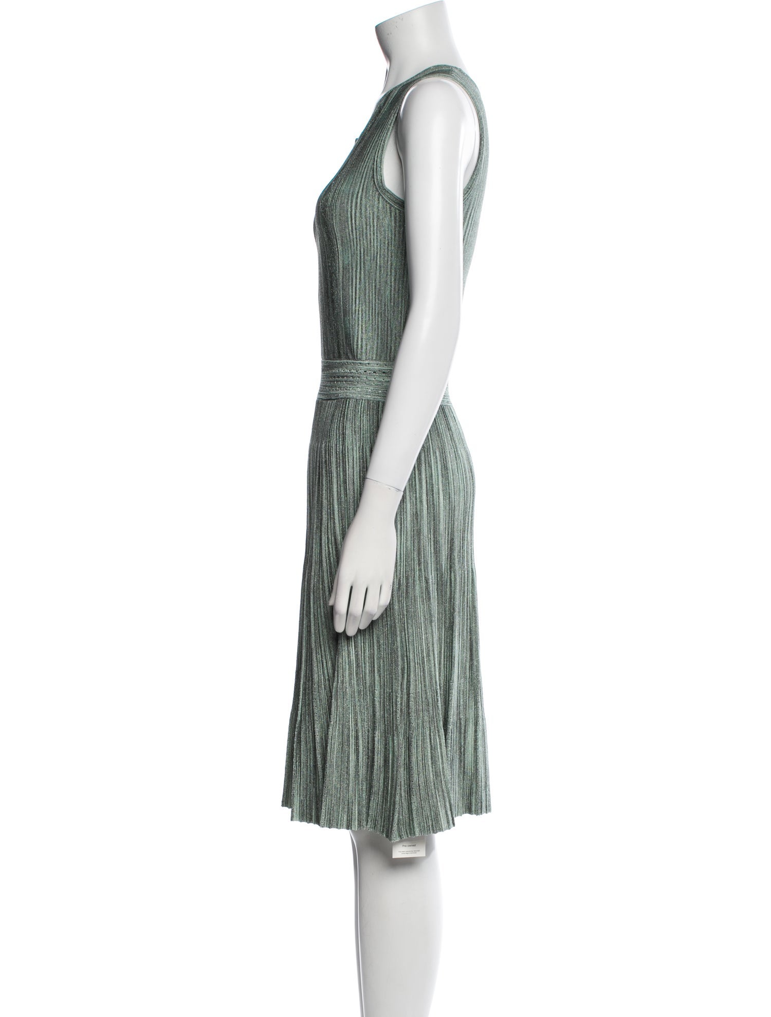 Sandro Striped Knee-Length Dress