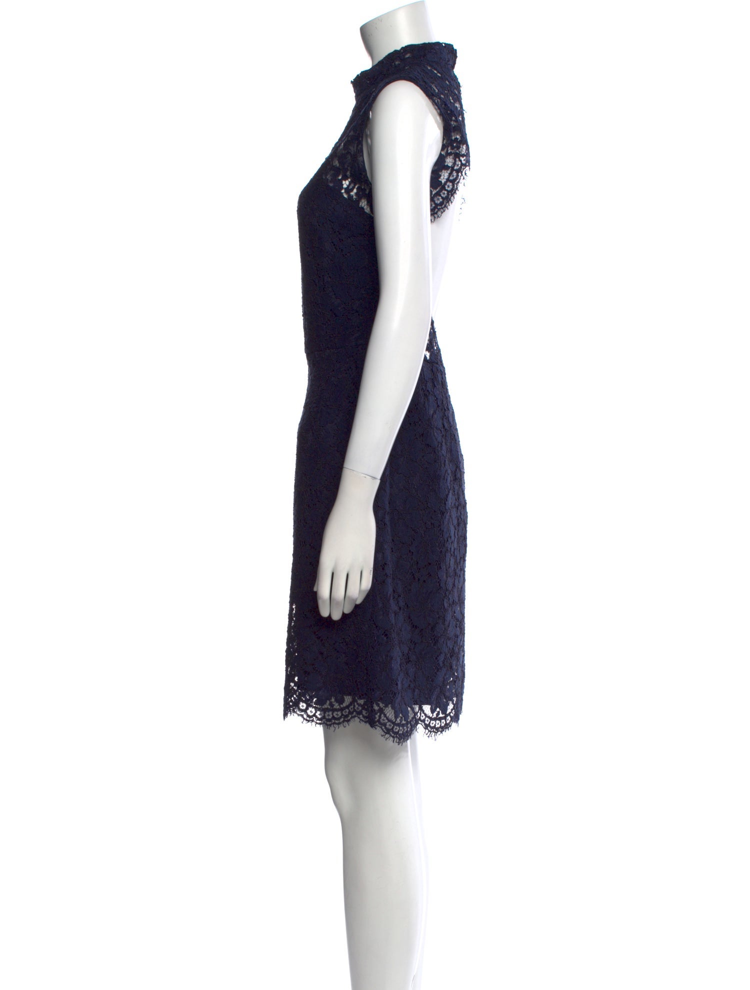 Sandro Lace Knee-Length Dress