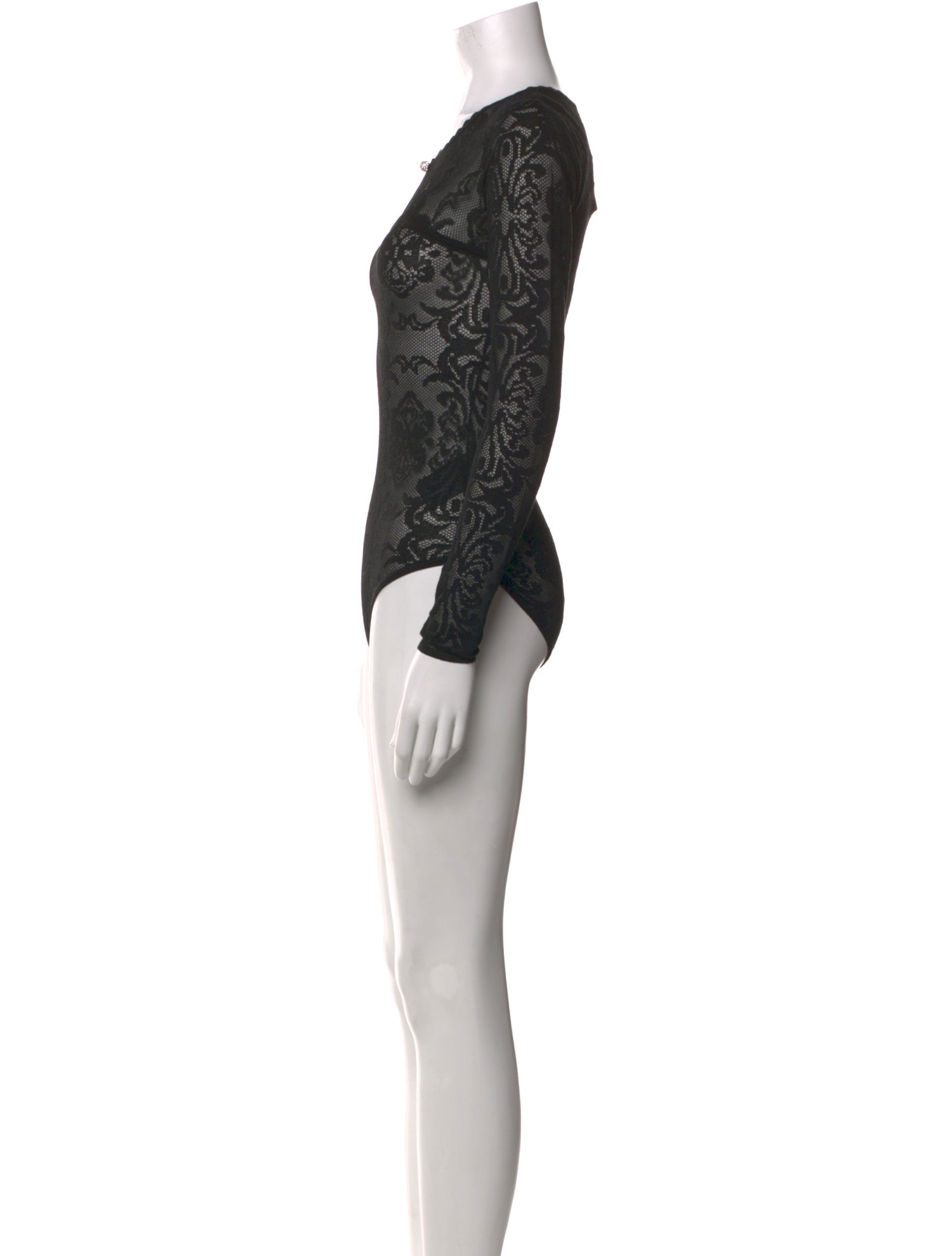 Sandro V-Neck Long Sleeve Bodysuit w/ Tags