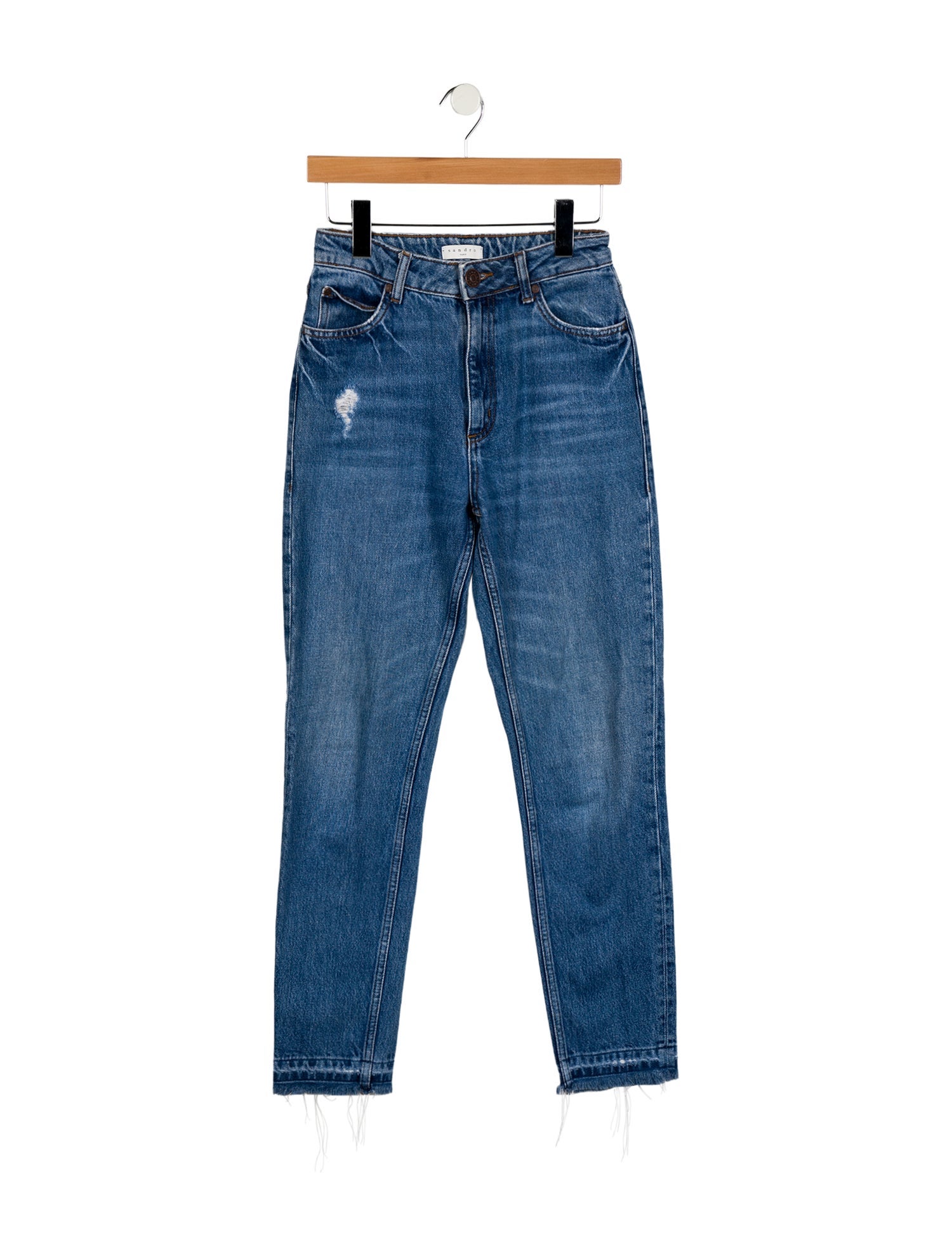 Sandro High-Rise Skinny Leg Jeans