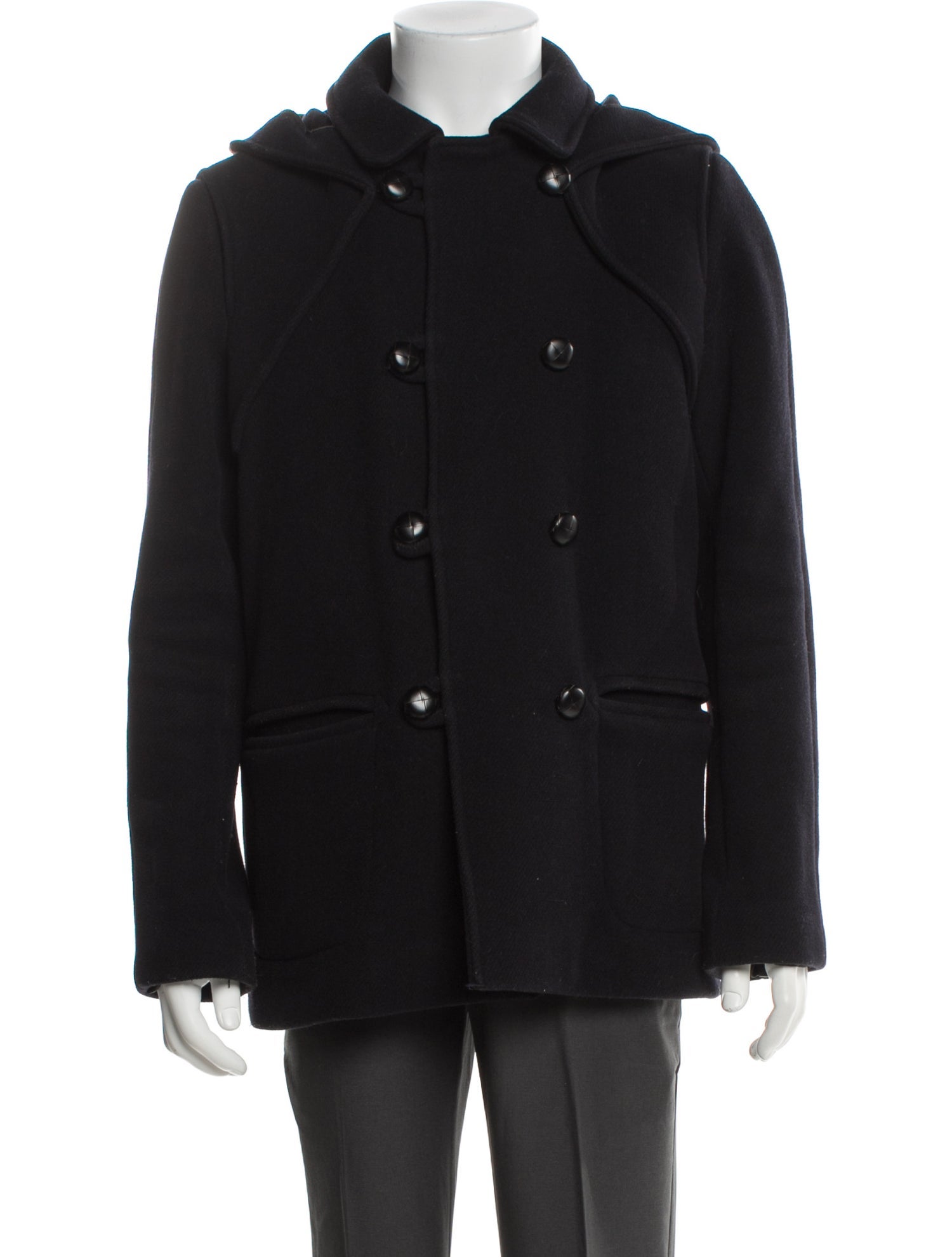Sandro Wool Peacoat