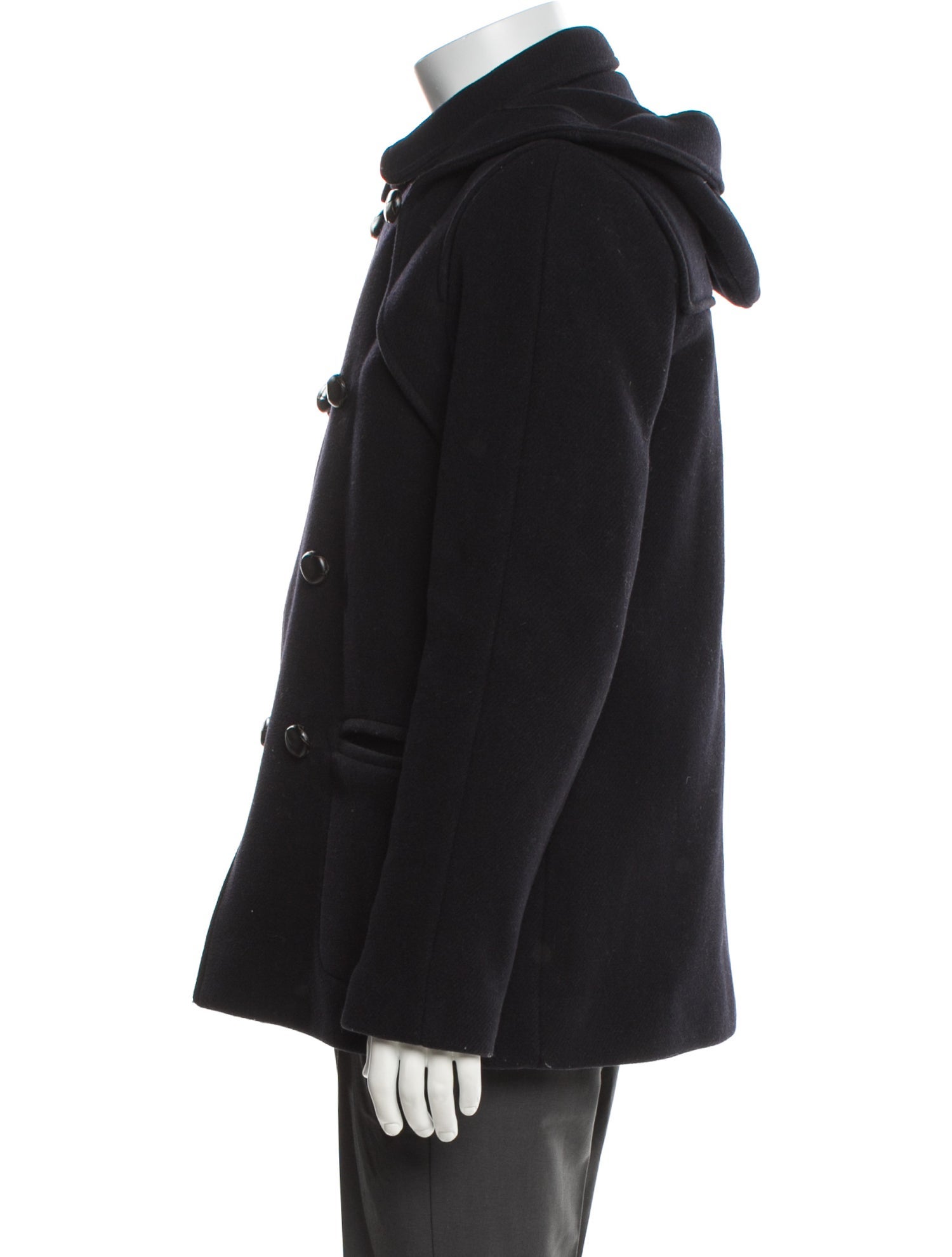 Sandro Wool Peacoat