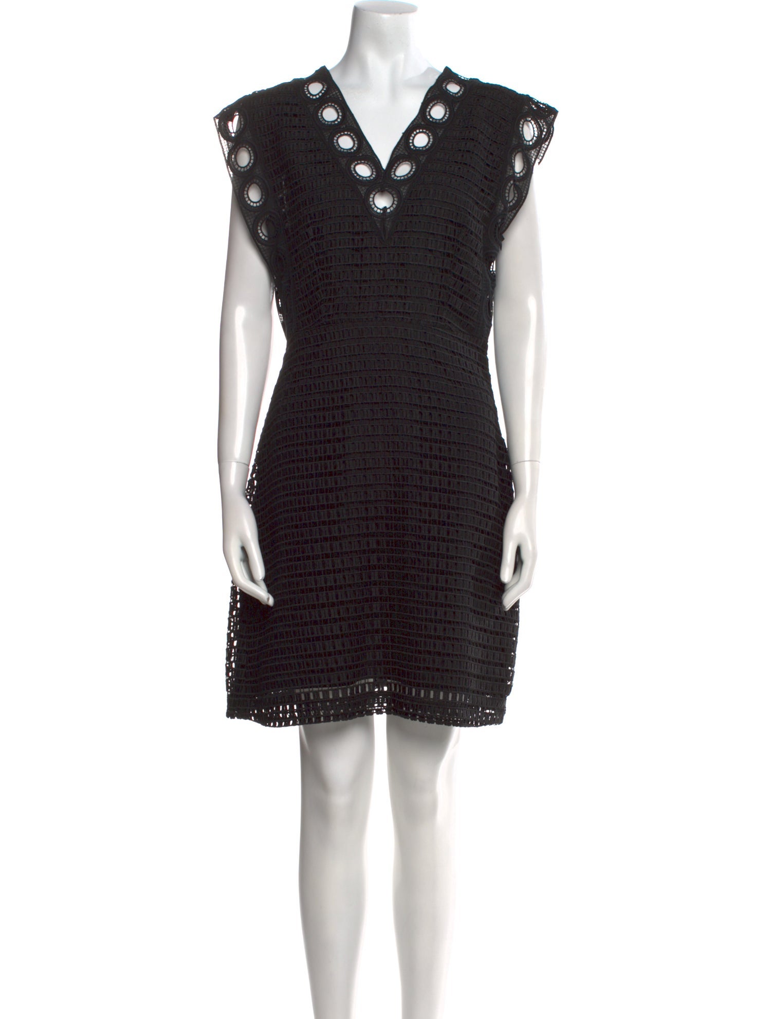 Sandro V-Neck Mini Dress w/ Tags