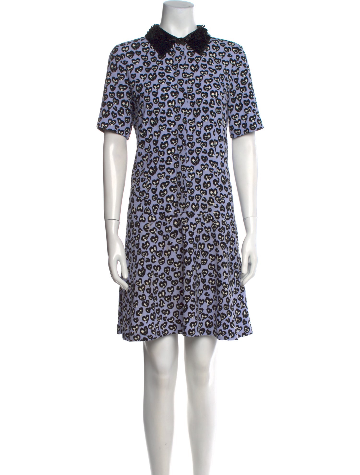 Sandro Floral Print Mini Dress