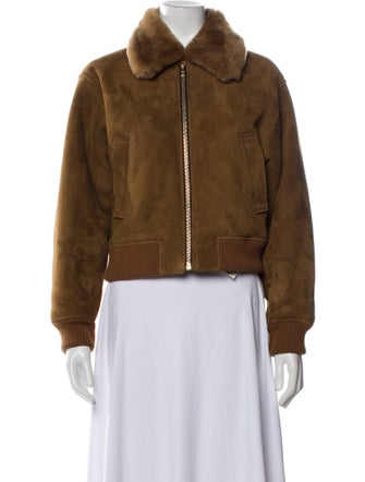 Sandro Shearling Fur Jacket