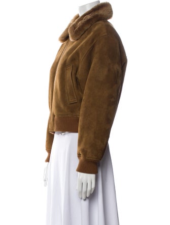 Sandro Shearling Fur Jacket