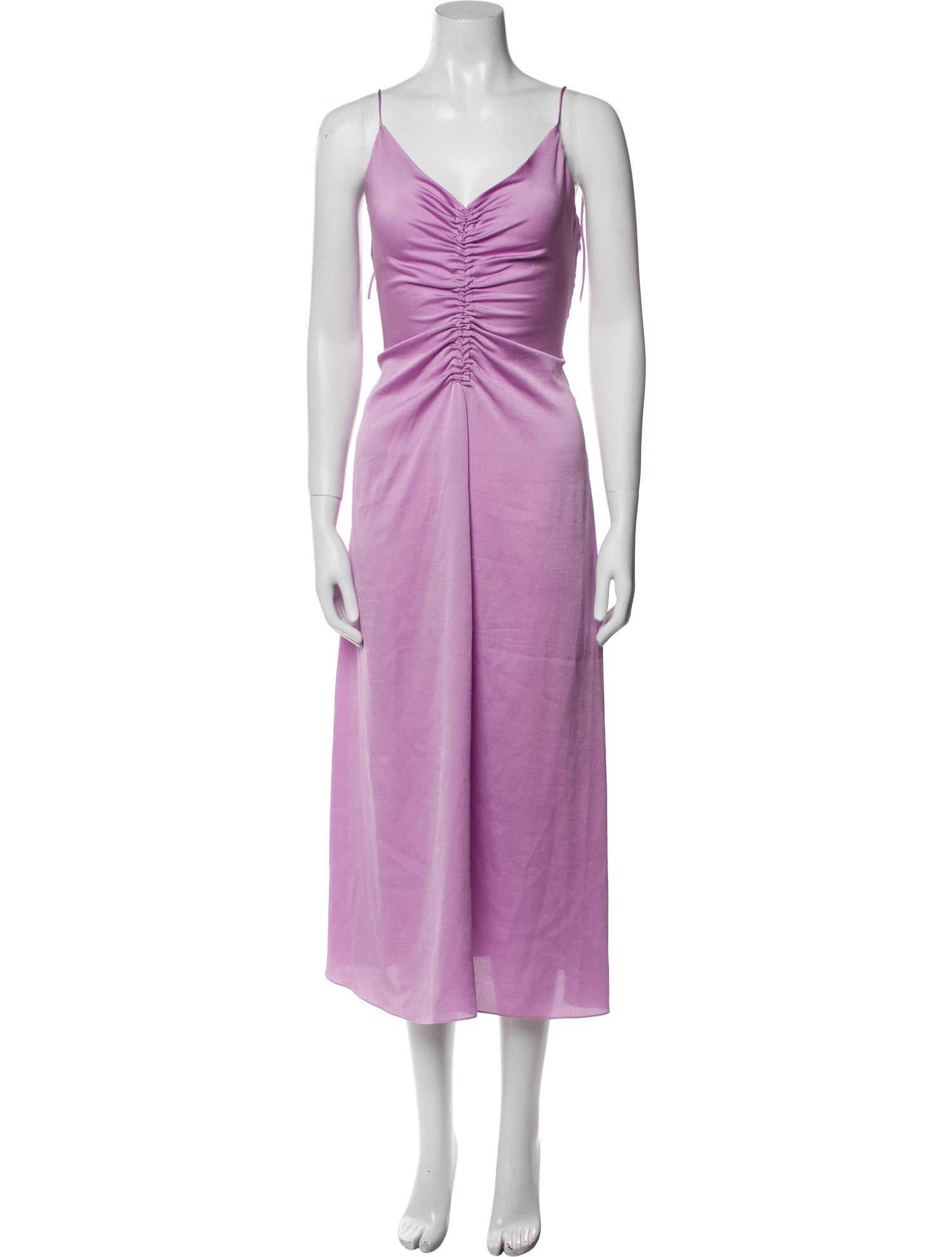 Sandro V-Neck Long Dress