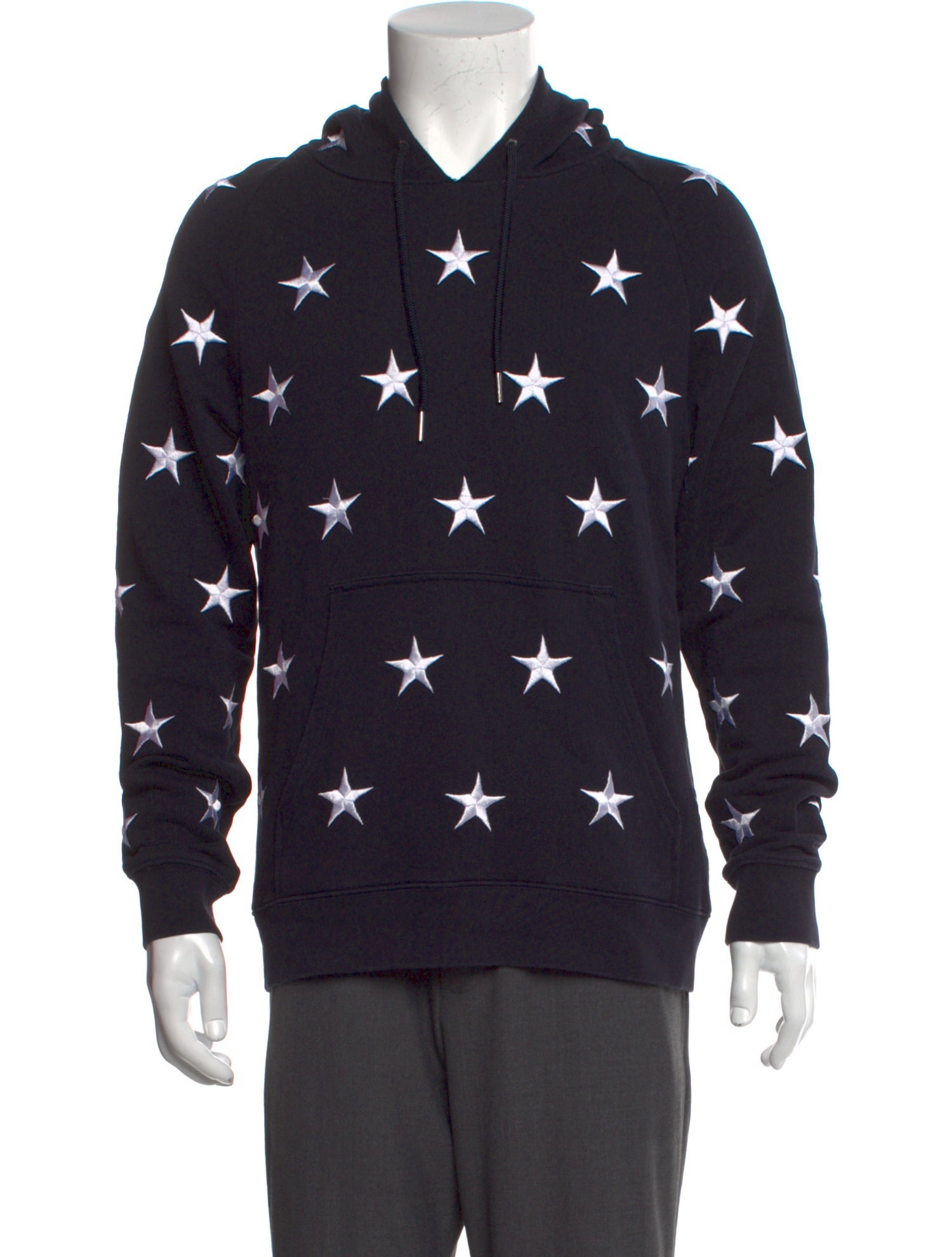 Sandro Printed Crew Neck Hoodie