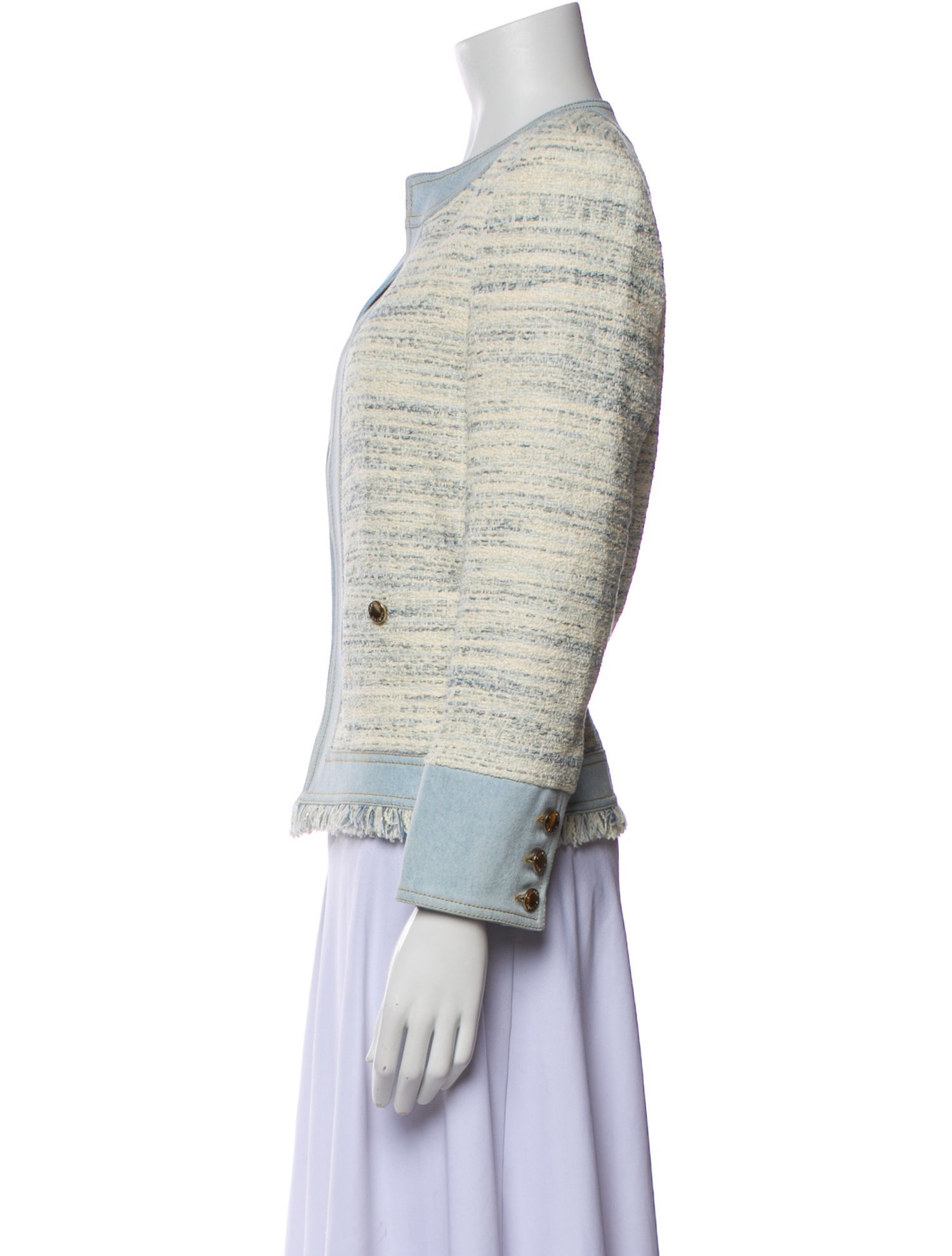 Sandro Tweed Pattern Evening Jacket w/ Tags